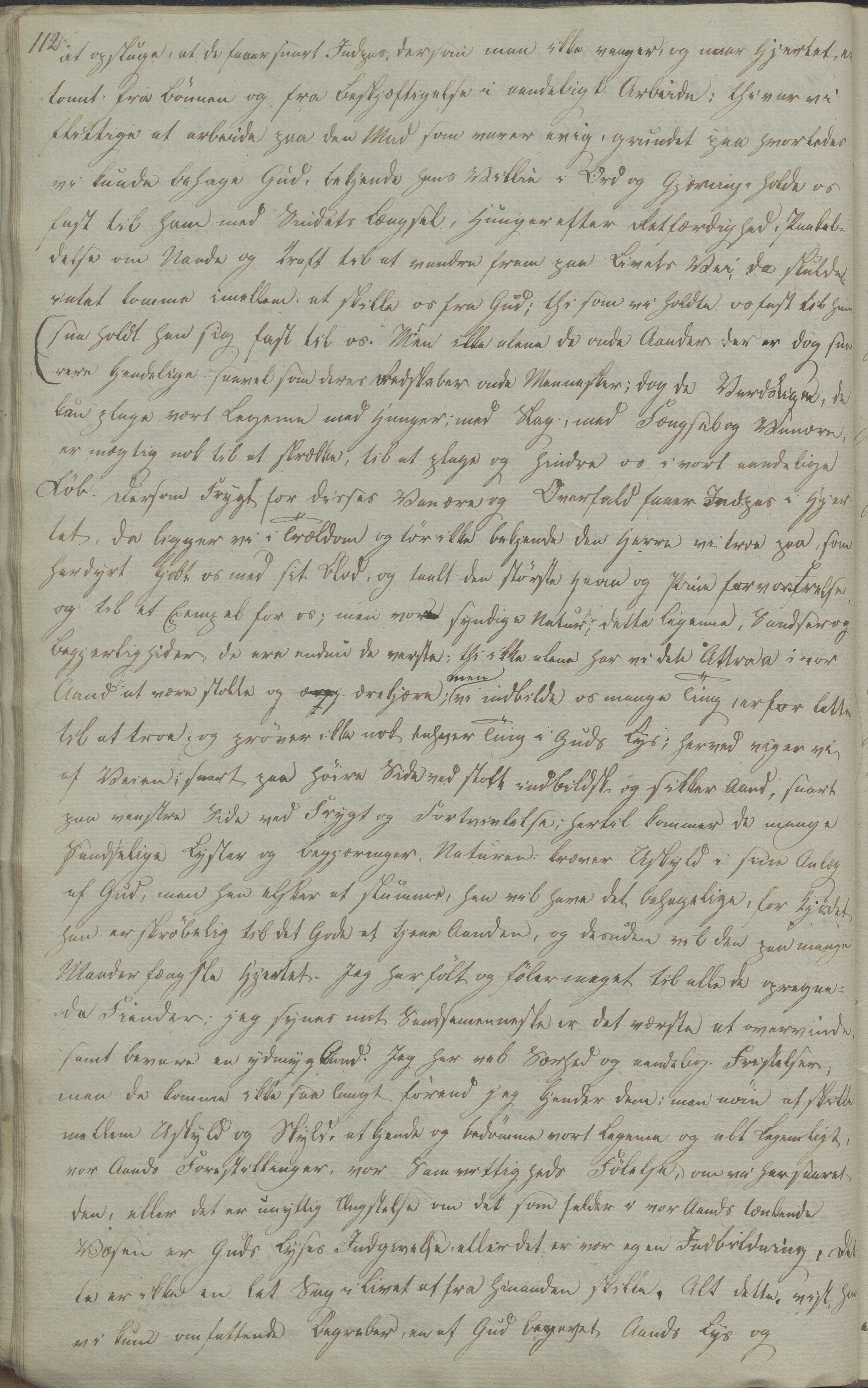 Heggtveitsamlingen, TMF/A-1007/H/L0052/0001: Innbundne brev Ms. S, med innlagt registratur / Innbundne brev Ms S. , 1801-1823, p. 112