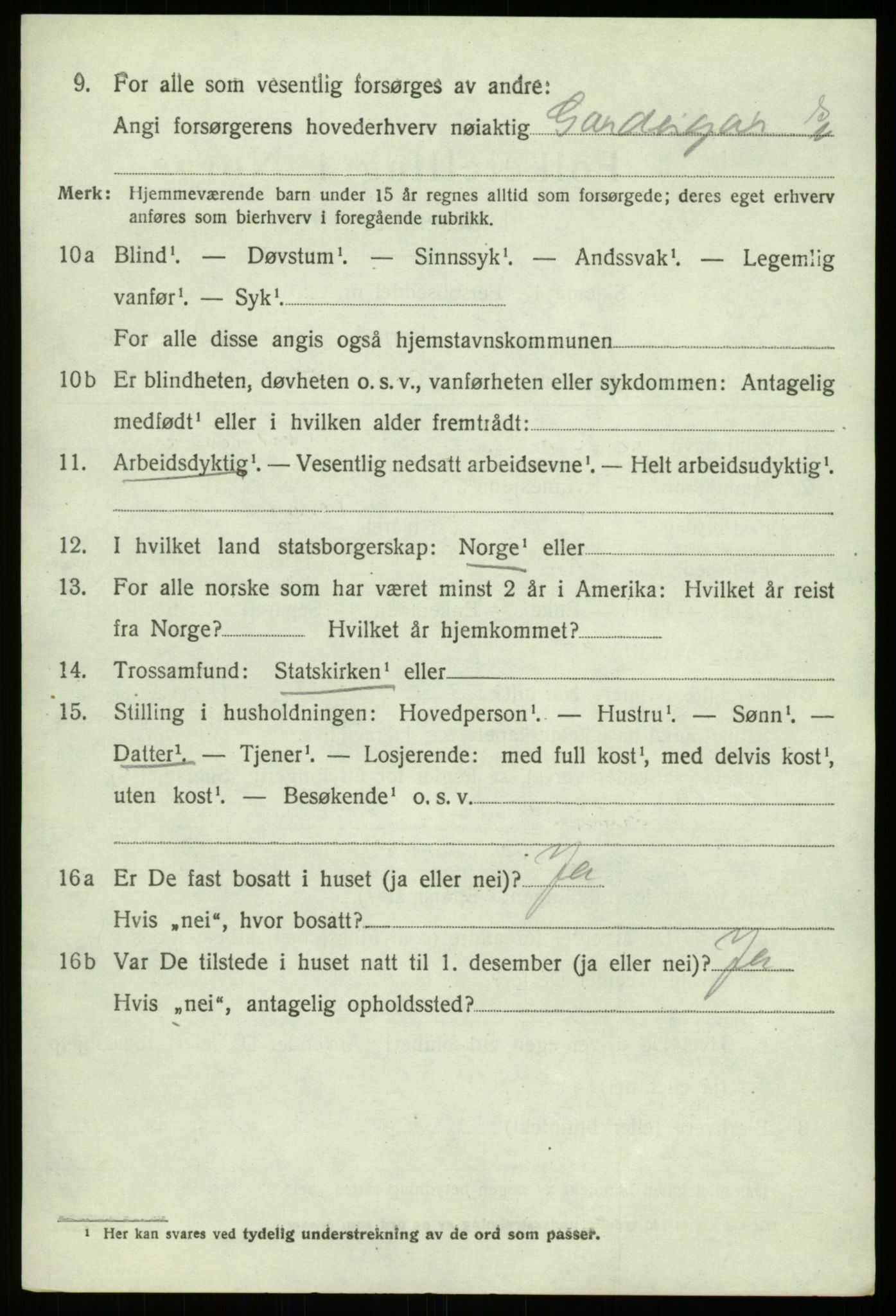 SAB, 1920 census for Fana, 1920, p. 8114