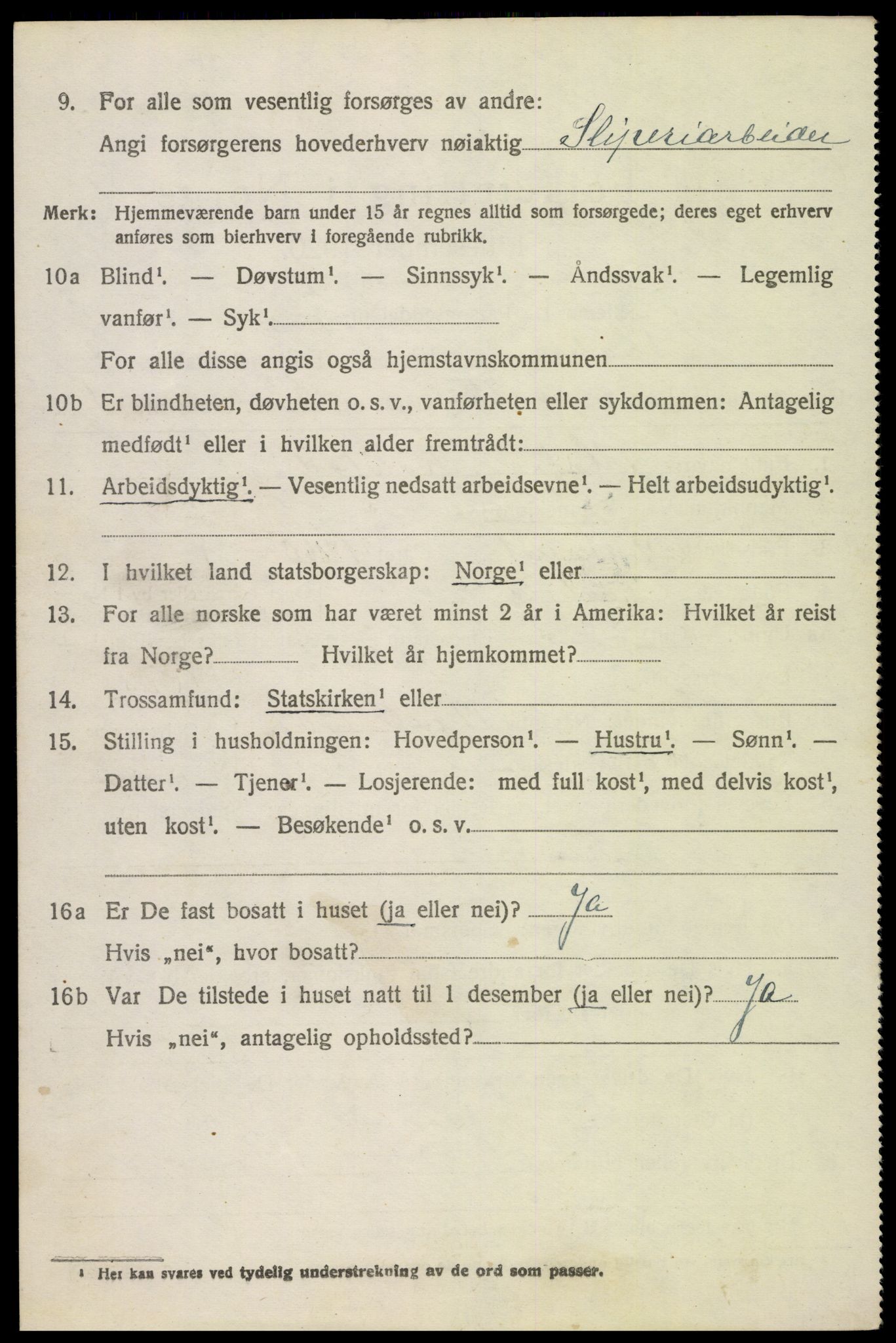 SAH, 1920 census for Fåberg, 1920, p. 8251