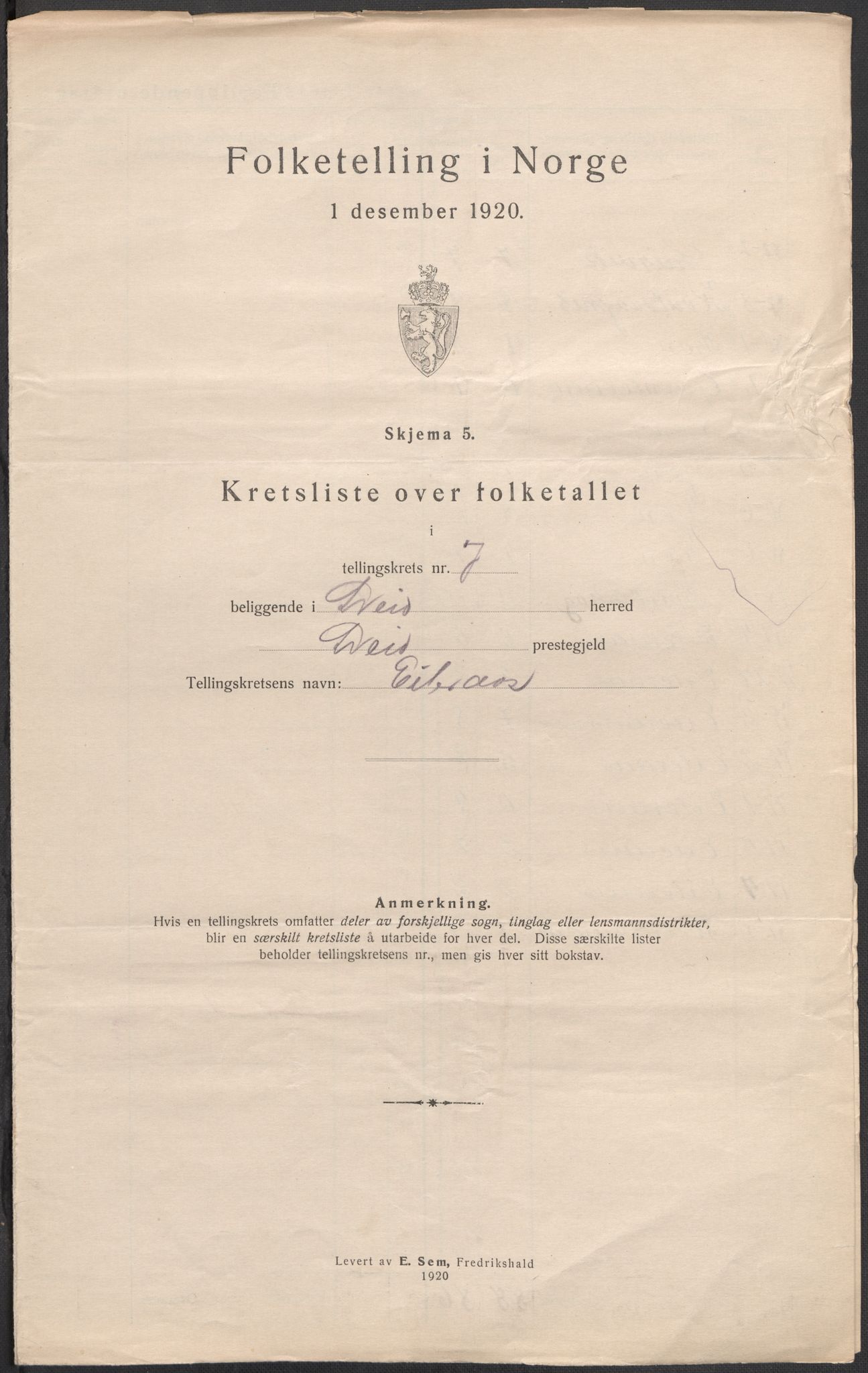 SAB, 1920 census for Sveio, 1920, p. 23