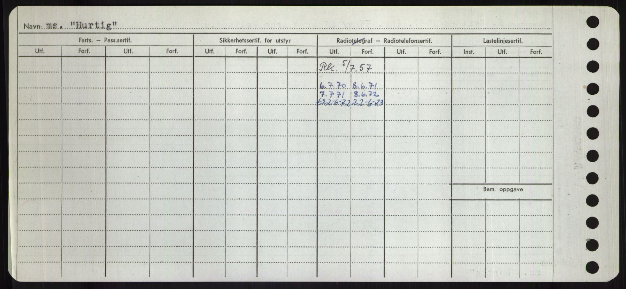 Sjøfartsdirektoratet med forløpere, Skipsmålingen, AV/RA-S-1627/H/Hd/L0017: Fartøy, Holi-Hå, p. 168