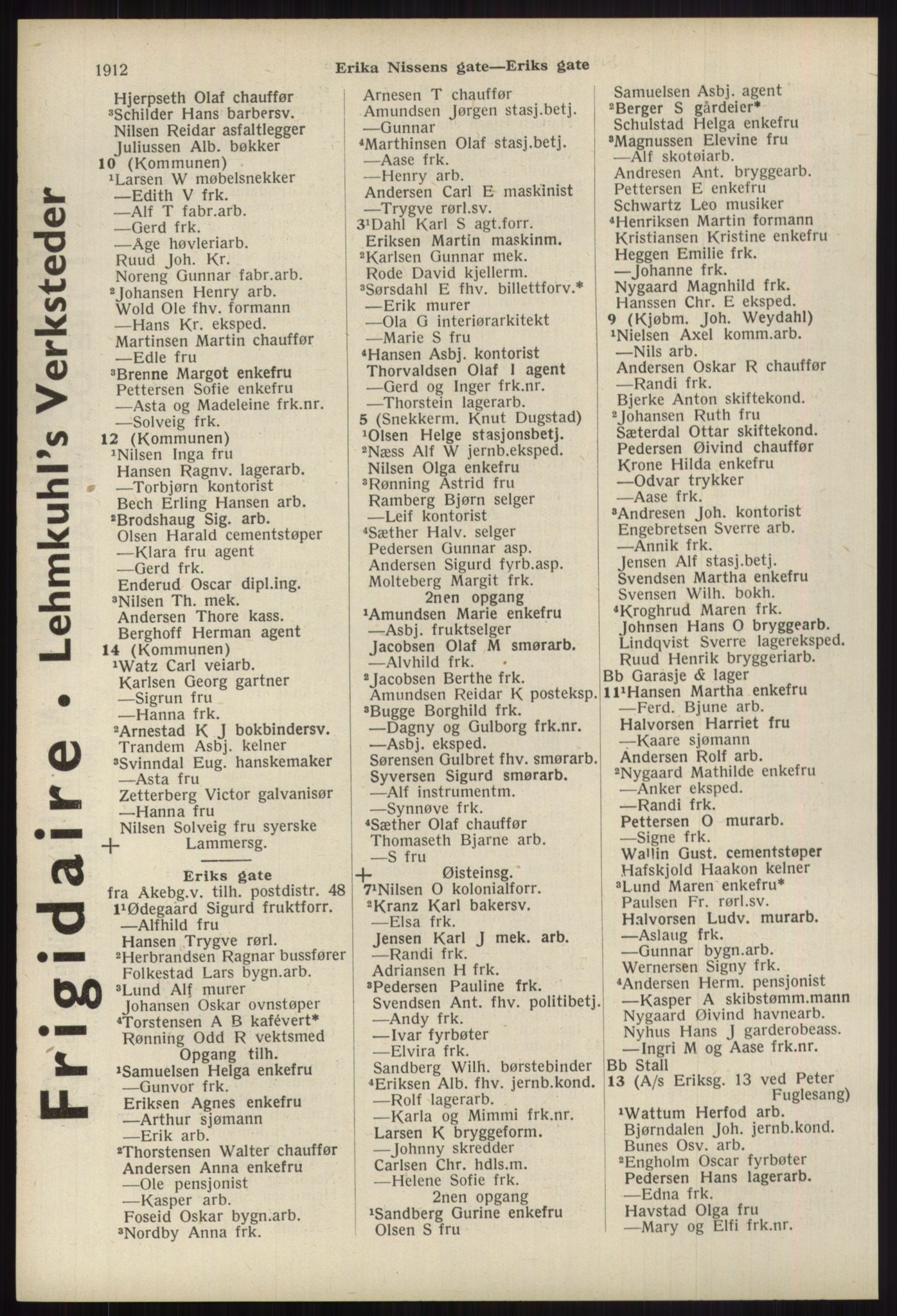 Kristiania/Oslo adressebok, PUBL/-, 1939, p. 1912