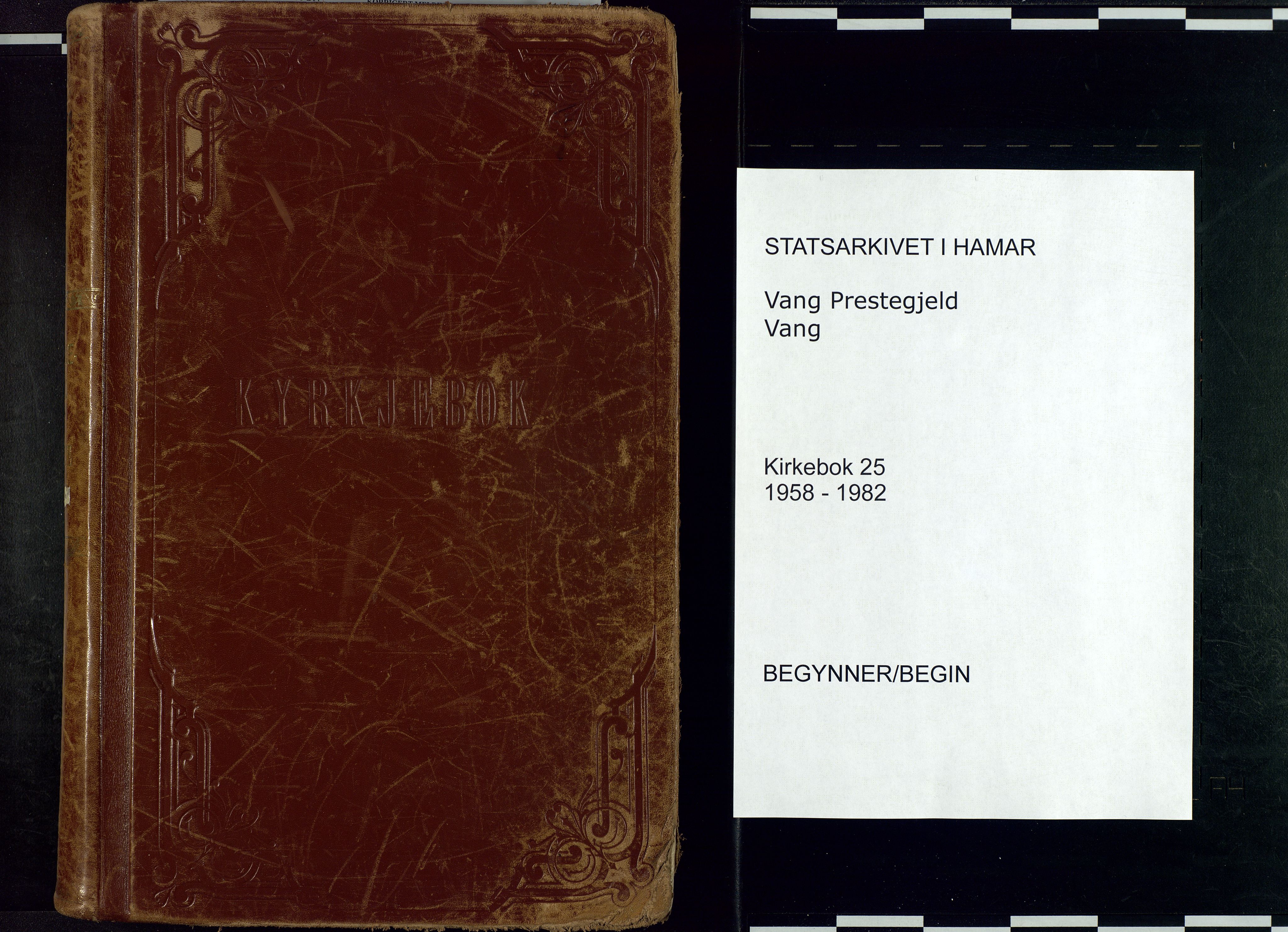 Vang prestekontor, Hedmark, SAH/PREST-008/H/Ha/Haa/L0025: Parish register (official) no. 25, 1958-1982