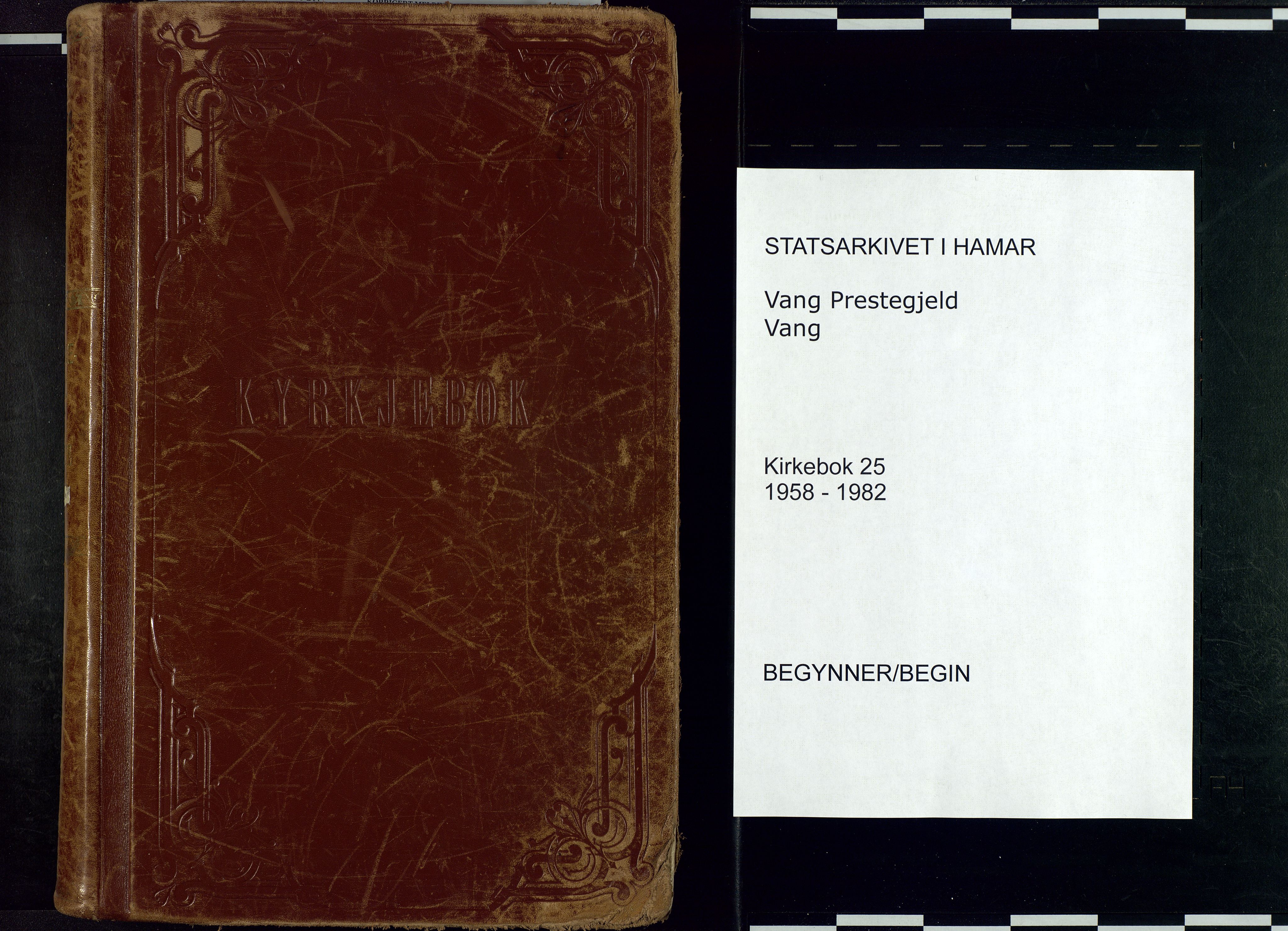 Vang prestekontor, Hedmark, AV/SAH-PREST-008/H/Ha/Haa/L0025: Parish register (official) no. 25, 1958-1982