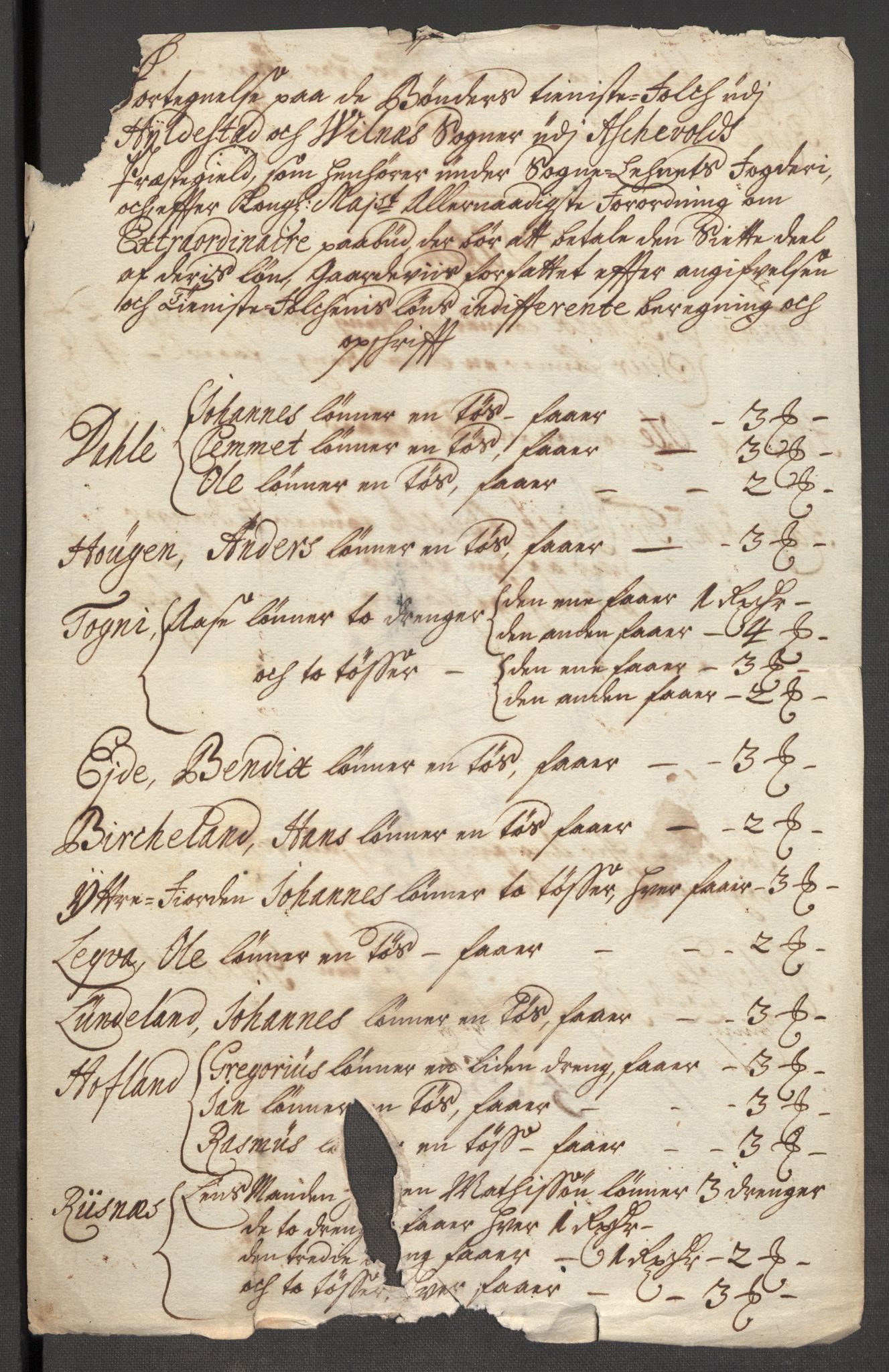 Rentekammeret inntil 1814, Reviderte regnskaper, Fogderegnskap, RA/EA-4092/R52/L3317: Fogderegnskap Sogn, 1711, p. 342