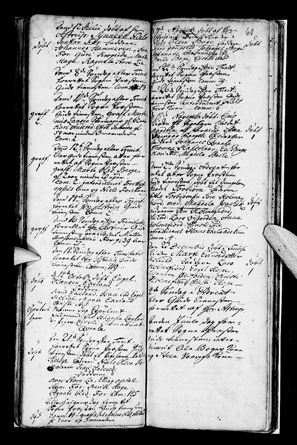 Os sokneprestembete, SAB/A-99929: Parish register (official) no. A 7, 1723-1760, p. 60