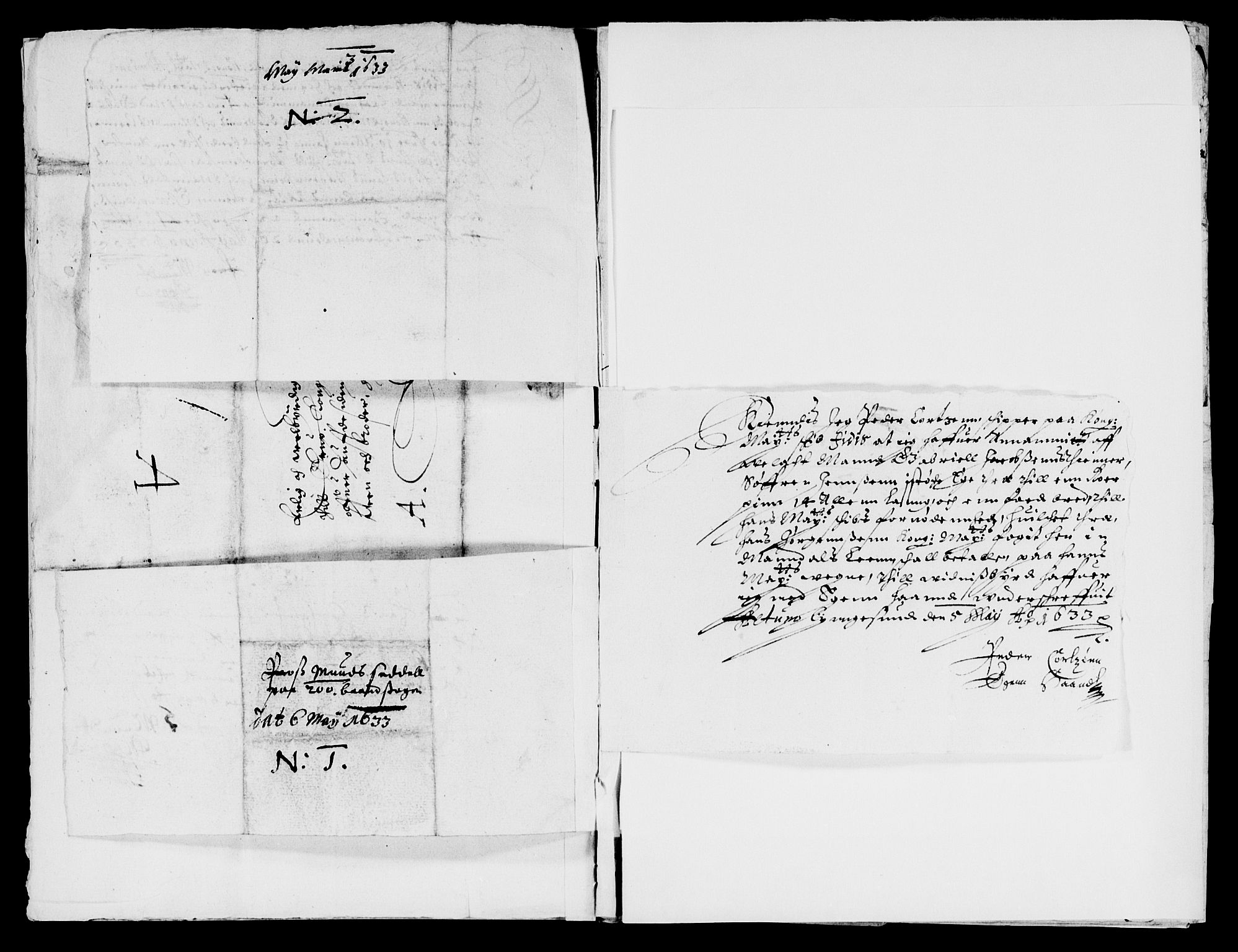 Rentekammeret inntil 1814, Reviderte regnskaper, Lensregnskaper, RA/EA-5023/R/Rb/Rbq/L0022: Nedenes len. Mandals len. Råbyggelag., 1632-1634