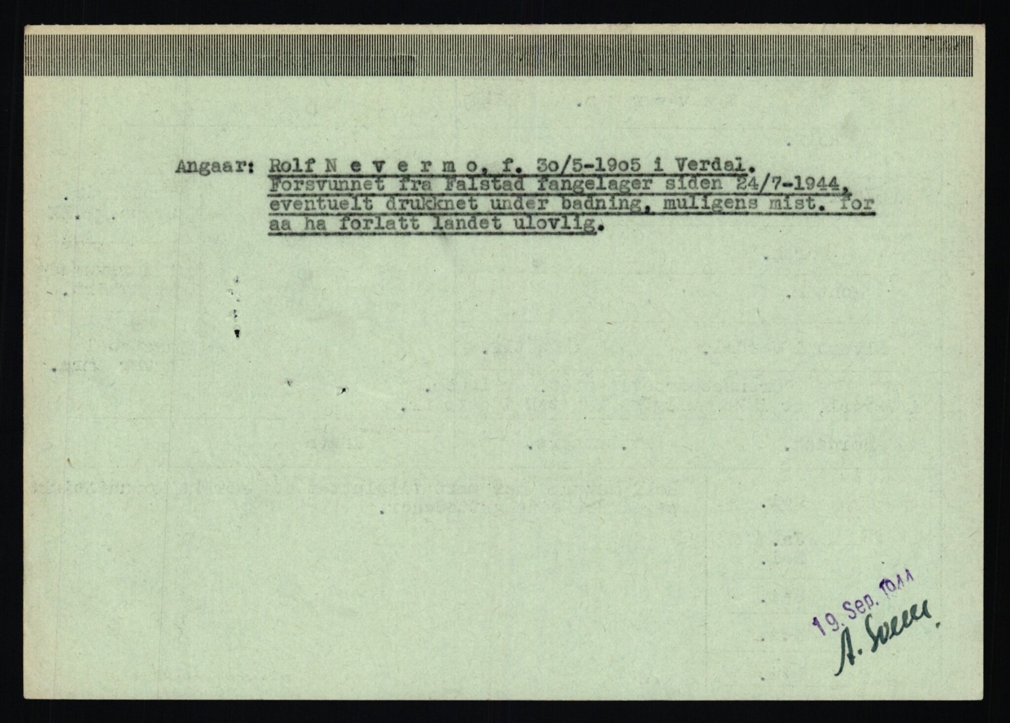 Statspolitiet - Hovedkontoret / Osloavdelingen, AV/RA-S-1329/C/Ca/L0011: Molberg - Nøstvold, 1943-1945, p. 2229