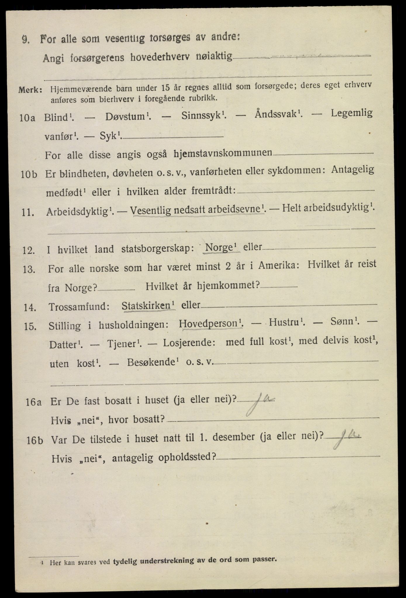 SAKO, 1920 census for Sauherad, 1920, p. 2514