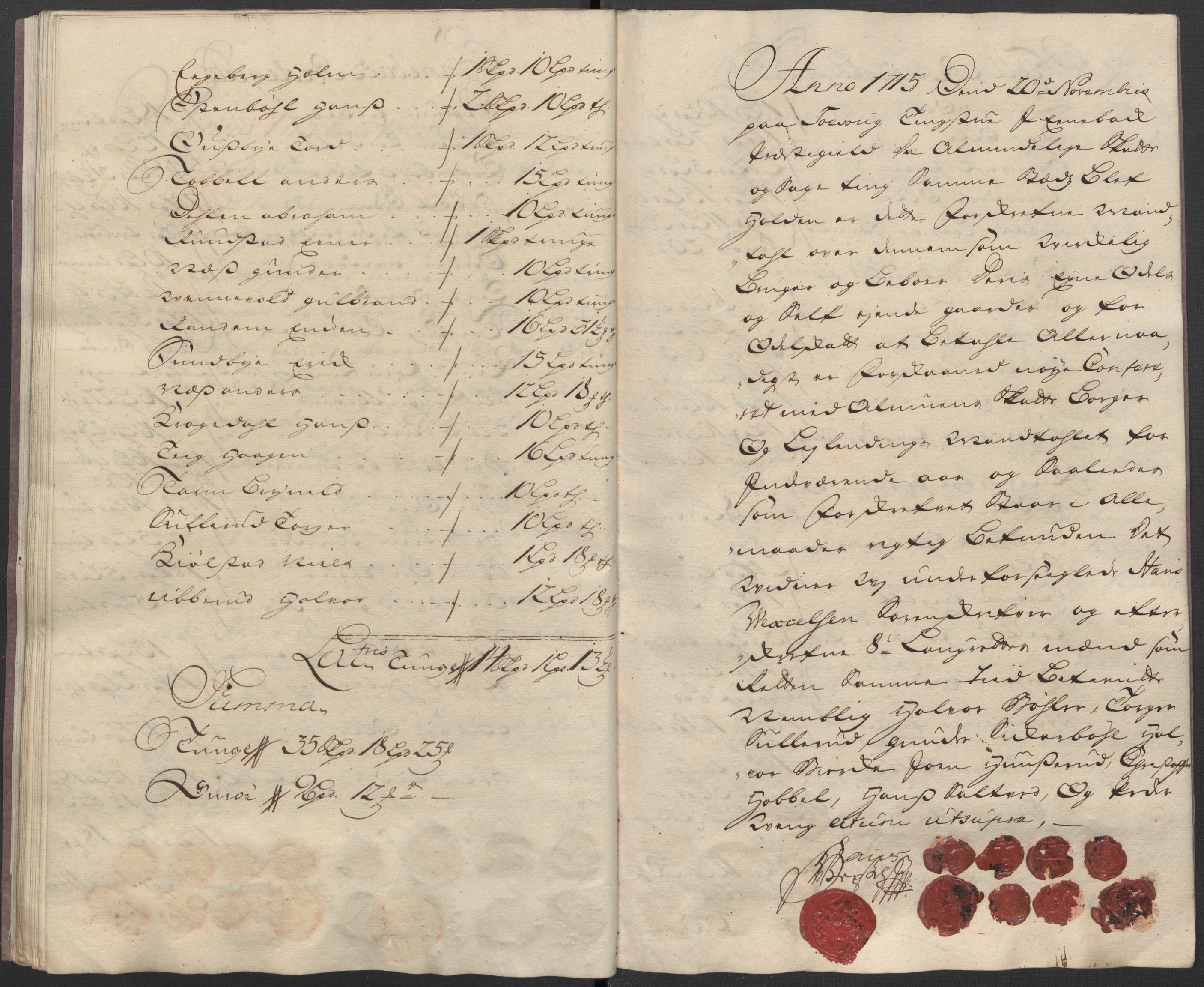 Rentekammeret inntil 1814, Reviderte regnskaper, Fogderegnskap, AV/RA-EA-4092/R11/L0597: Fogderegnskap Nedre Romerike, 1715, p. 241