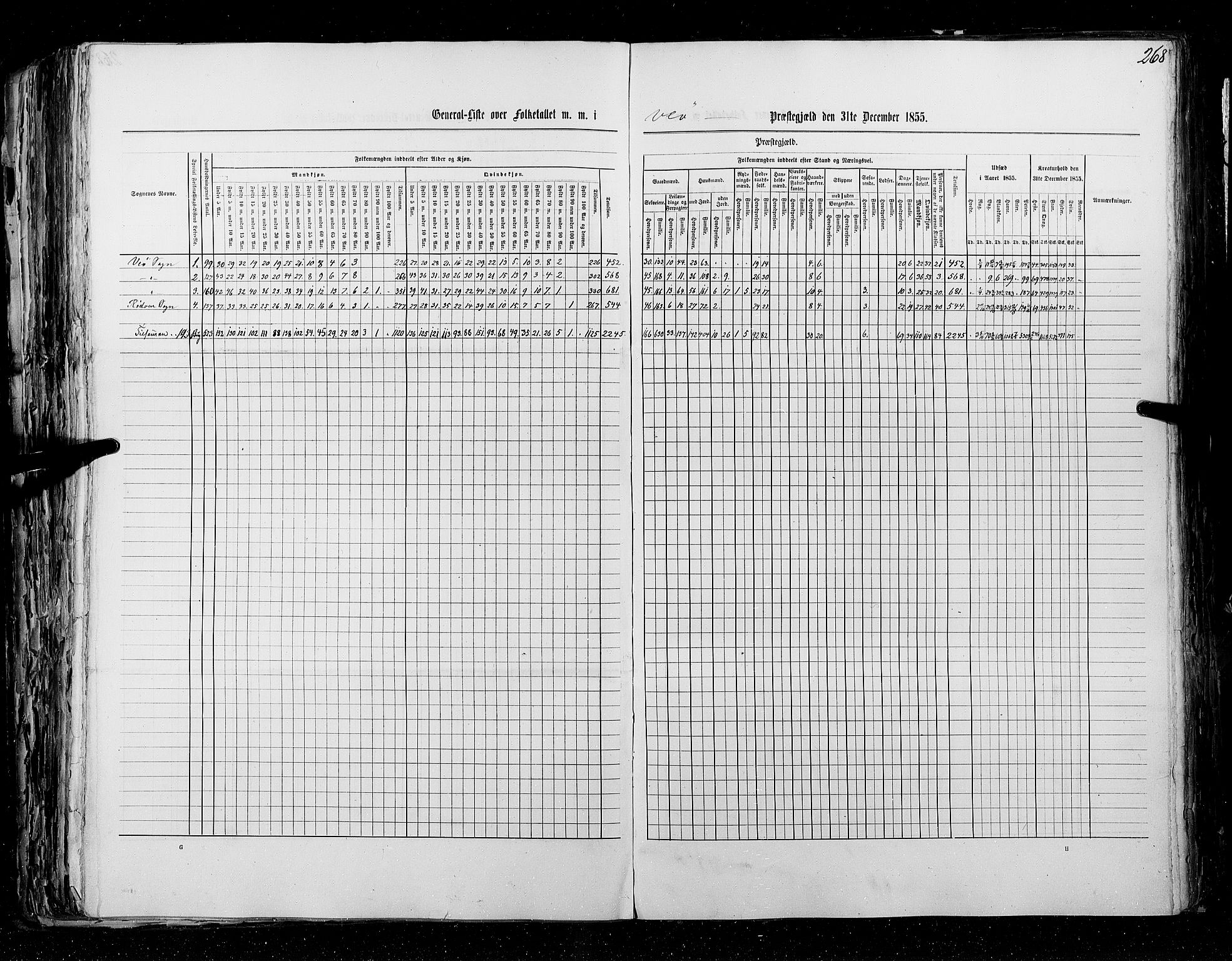 RA, Census 1855, vol. 5: Nordre Bergenhus amt, Romsdal amt og Søndre Trondhjem amt, 1855, p. 268