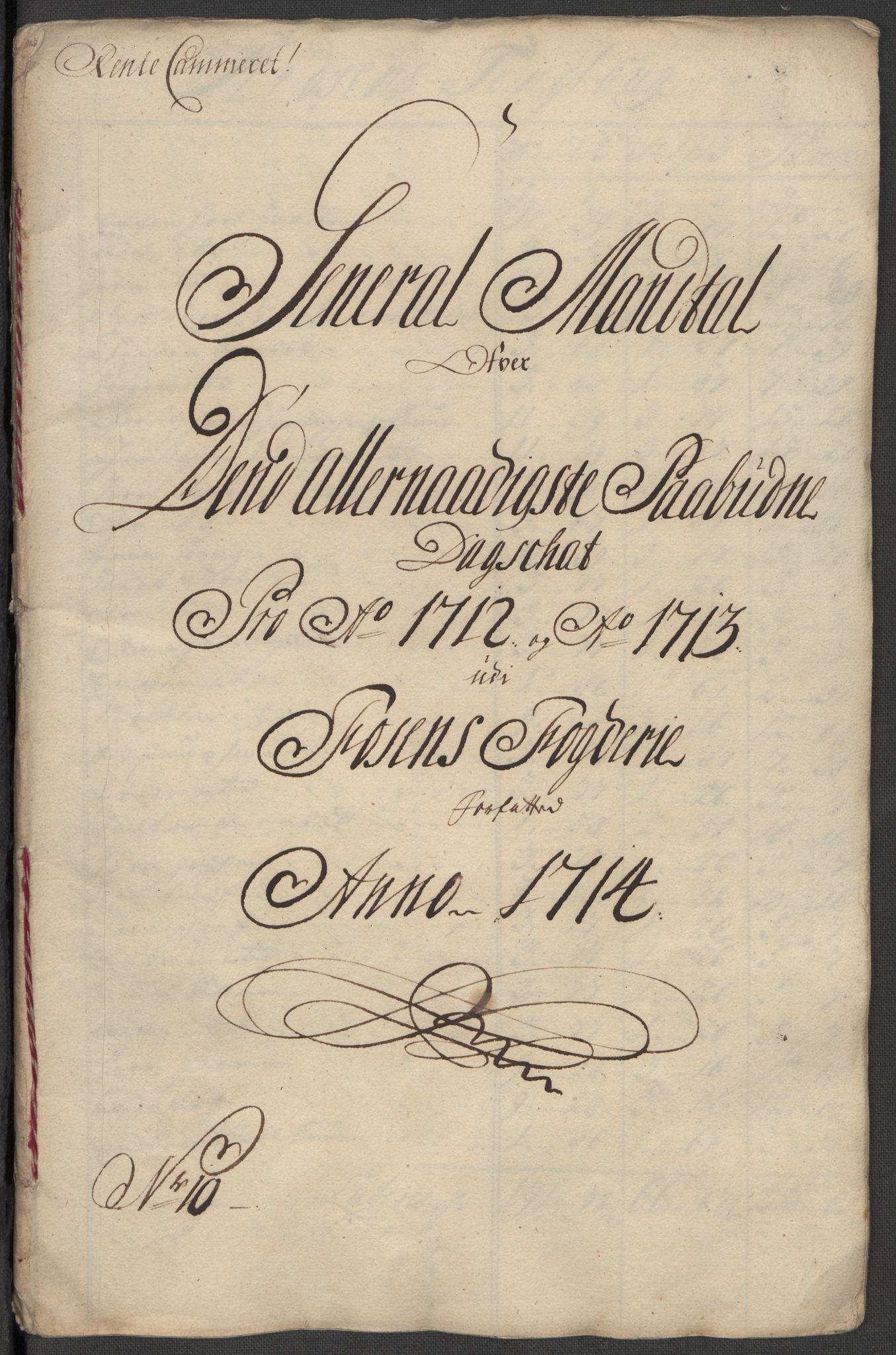 Rentekammeret inntil 1814, Reviderte regnskaper, Fogderegnskap, AV/RA-EA-4092/R57/L3861: Fogderegnskap Fosen, 1712-1713, p. 375