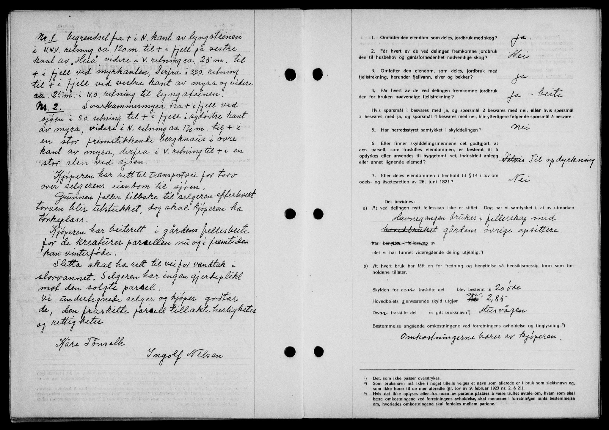 Lofoten sorenskriveri, SAT/A-0017/1/2/2C/L0006a: Mortgage book no. 6a, 1939-1939, Diary no: : 1832/1939