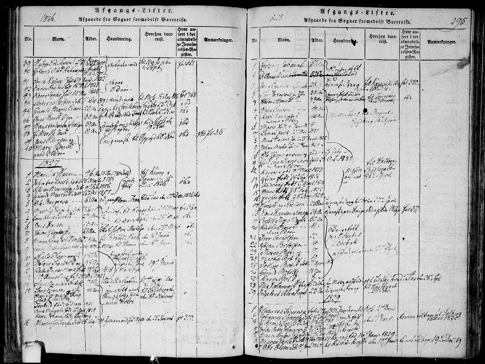 Hobøl prestekontor Kirkebøker, AV/SAO-A-2002/F/Fa/L0002: Parish register (official) no. I 2, 1814-1841, p. 295