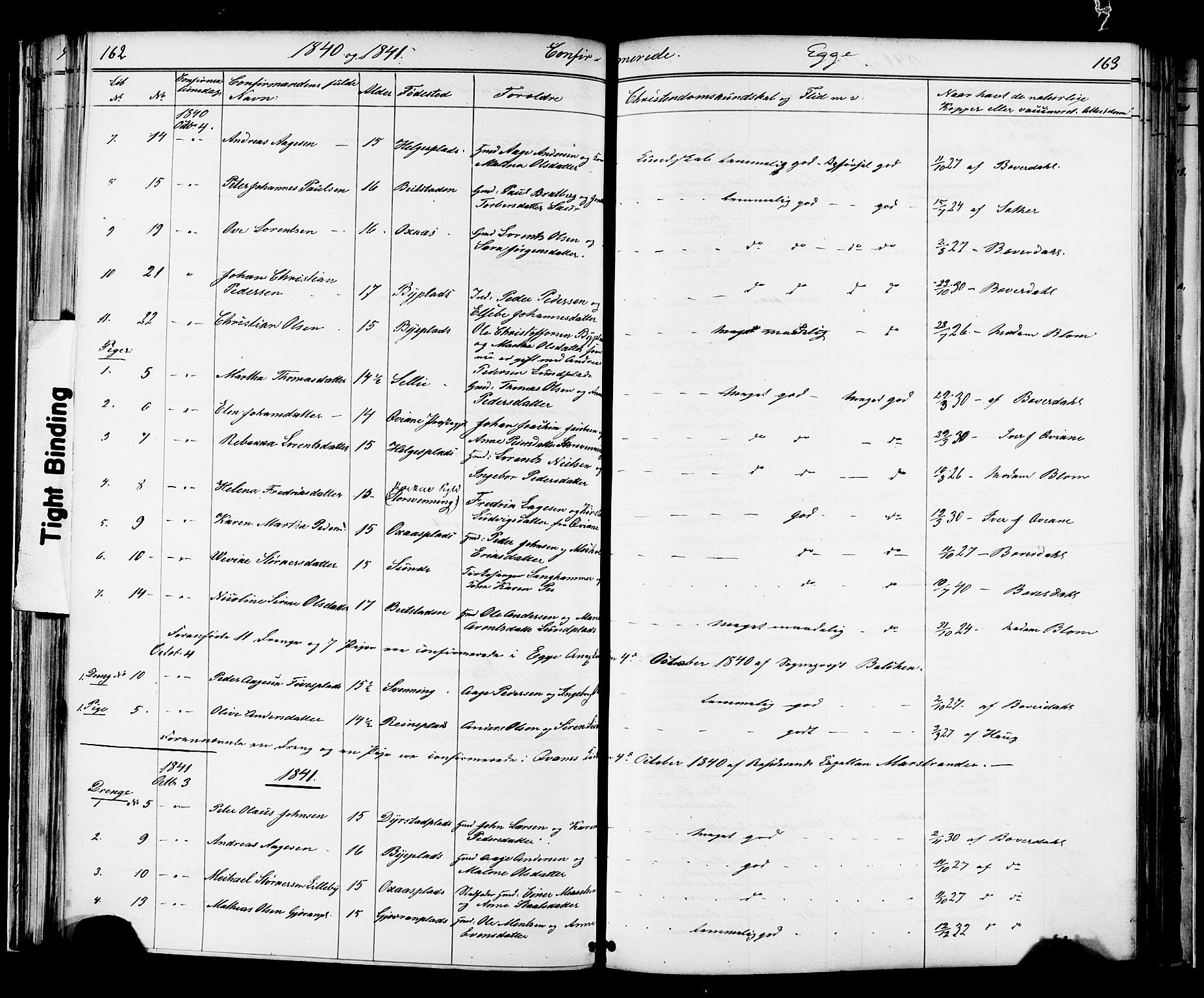 Ministerialprotokoller, klokkerbøker og fødselsregistre - Nord-Trøndelag, SAT/A-1458/739/L0367: Parish register (official) no. 739A01 /3, 1838-1868, p. 162-163
