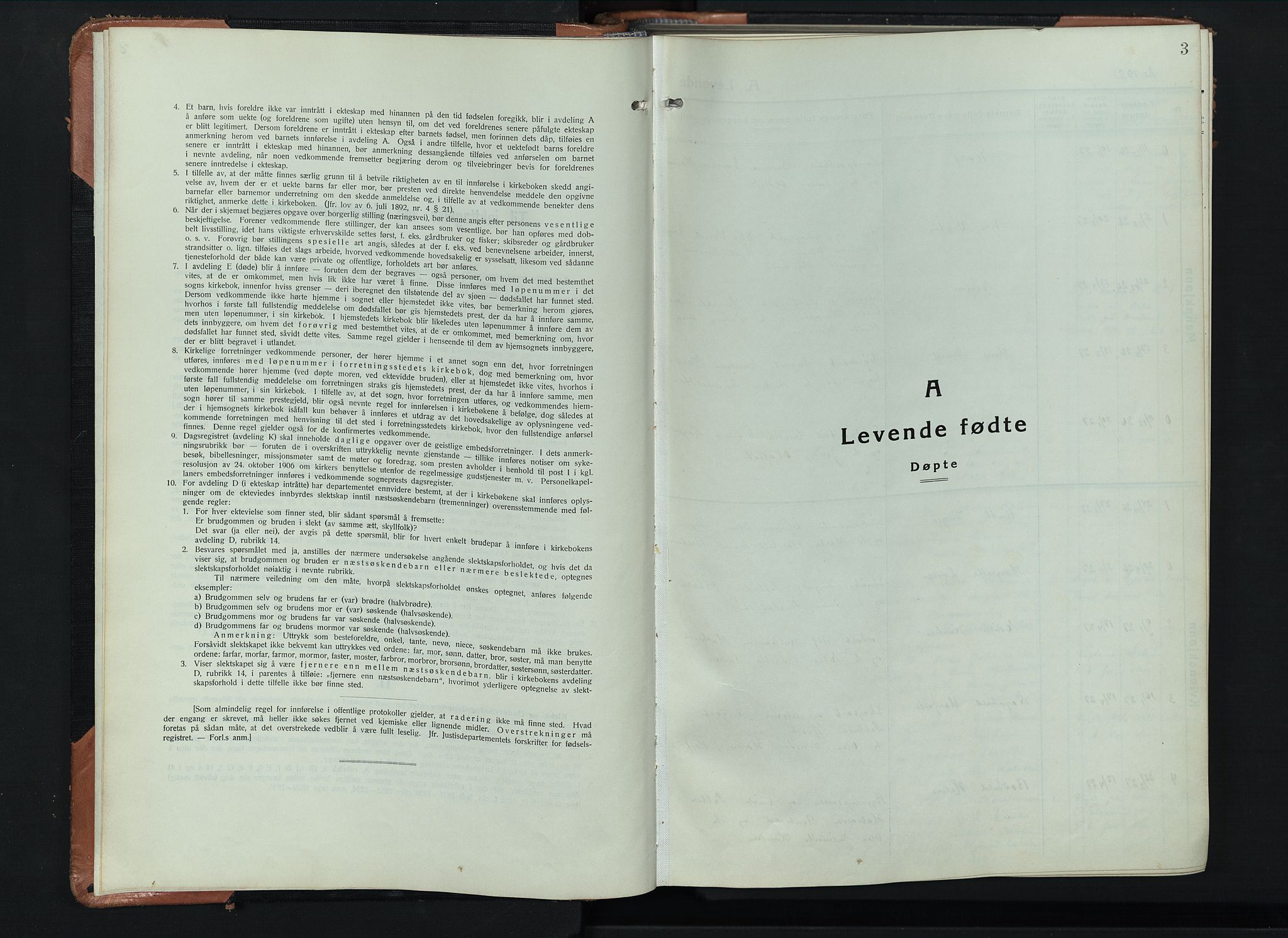 Åsnes prestekontor, SAH/PREST-042/H/Ha/Hab/L0008: Parish register (copy) no. 8, 1927-1942, p. 3