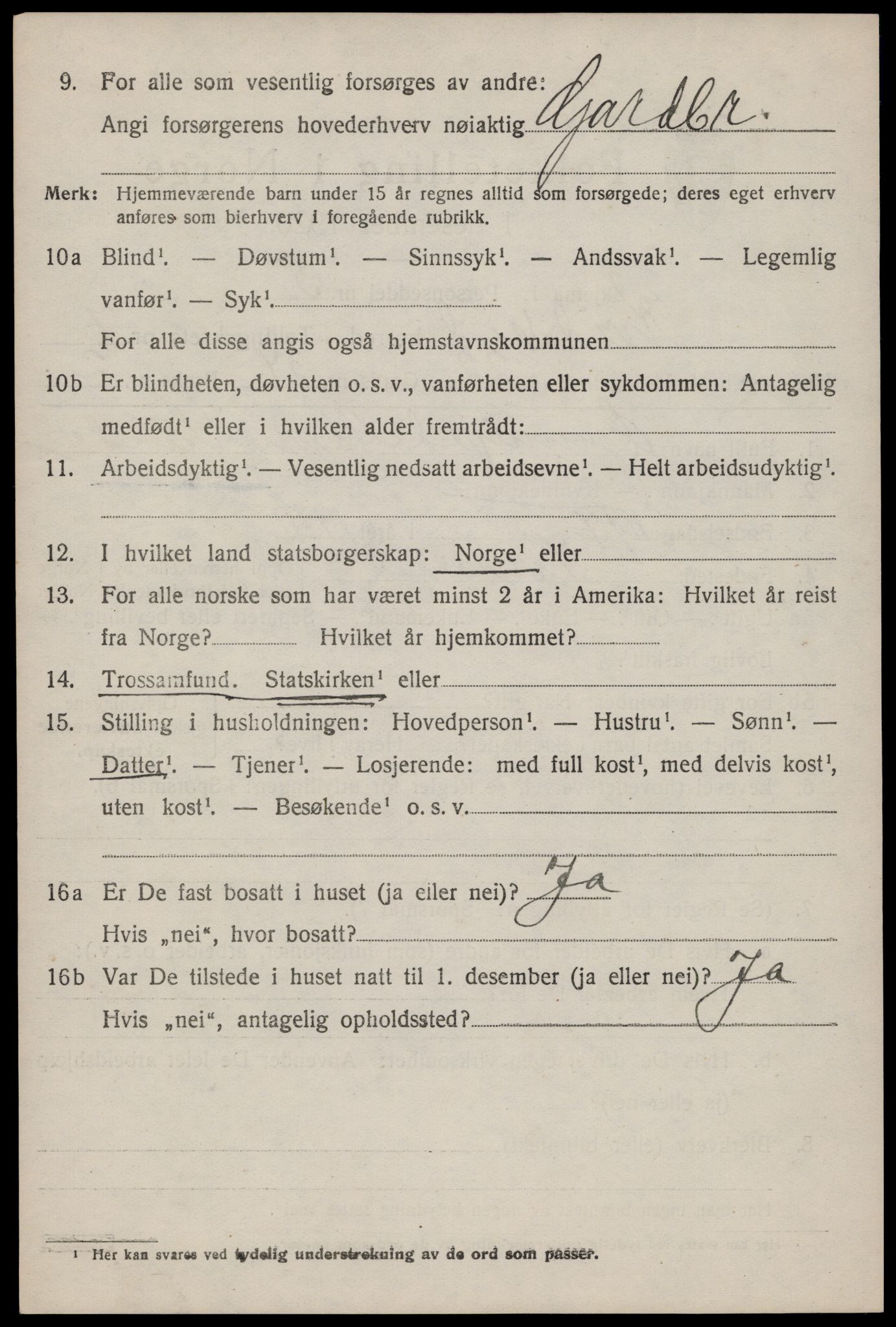 SAKO, 1920 census for Kviteseid, 1920, p. 3714