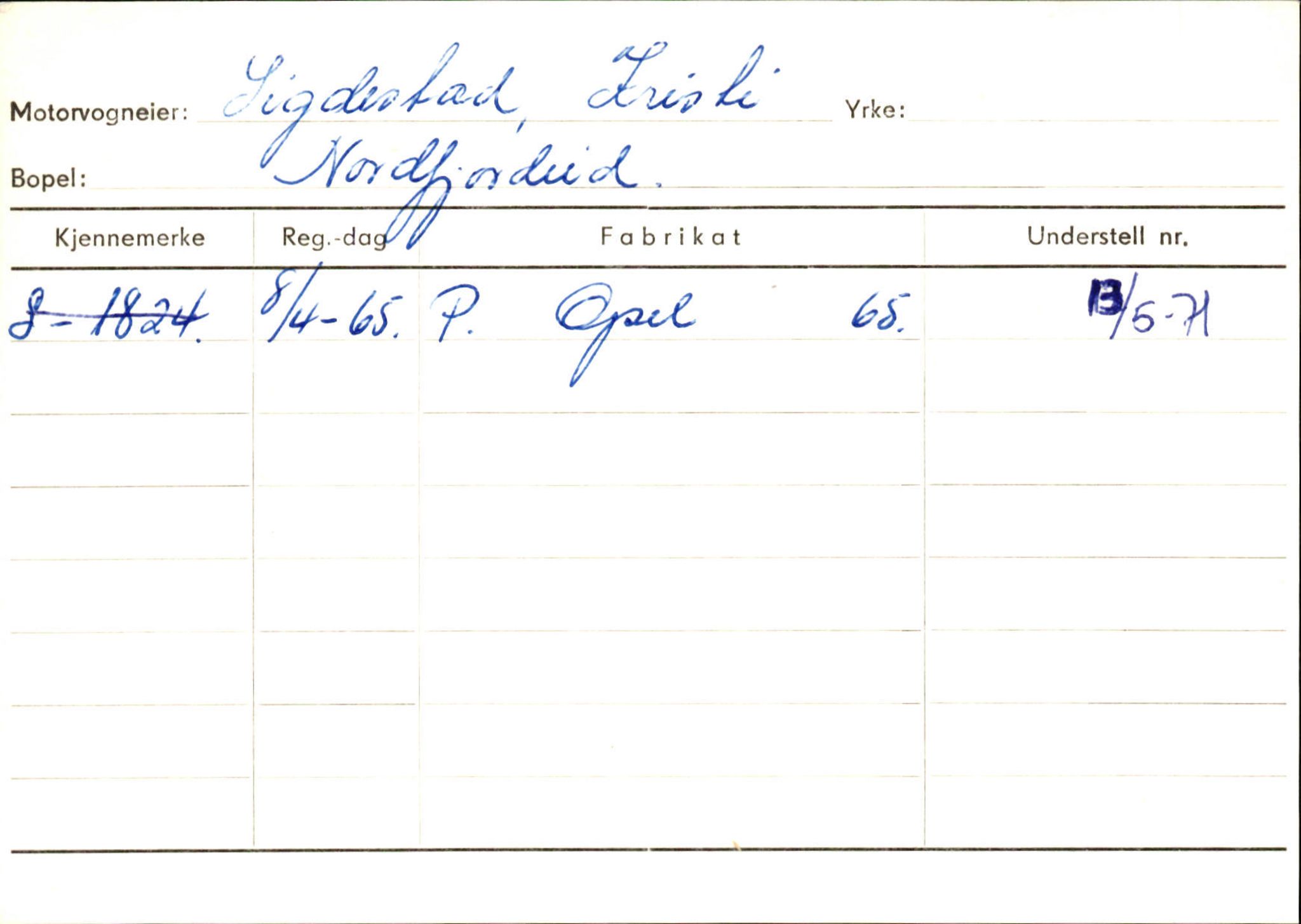 Statens vegvesen, Sogn og Fjordane vegkontor, SAB/A-5301/4/F/L0129: Eigarregistrer Eid A-S, 1945-1975, p. 2370