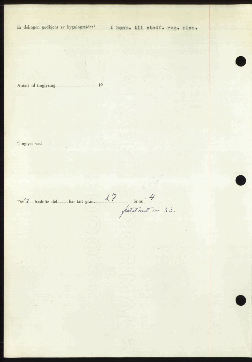 Romsdal sorenskriveri, AV/SAT-A-4149/1/2/2C: Mortgage book no. A29, 1949-1949, Diary no: : 701/1949