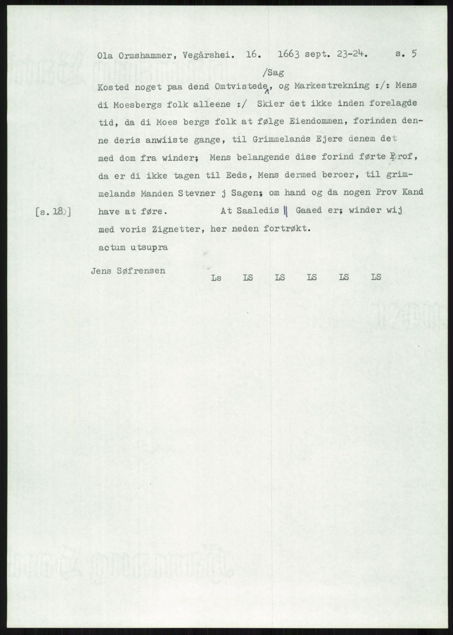 Samlinger til kildeutgivelse, Diplomavskriftsamlingen, AV/RA-EA-4053/H/Ha, p. 3494