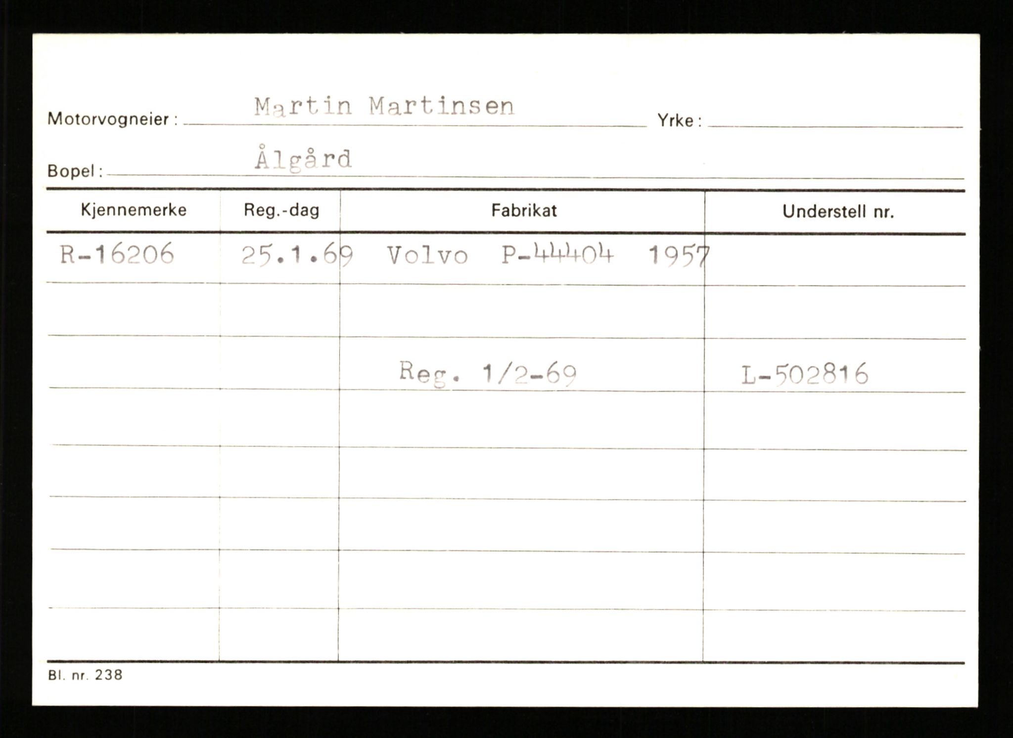 Stavanger trafikkstasjon, AV/SAST-A-101942/0/G/L0004: Registreringsnummer: 15497 - 22957, 1930-1971, p. 387