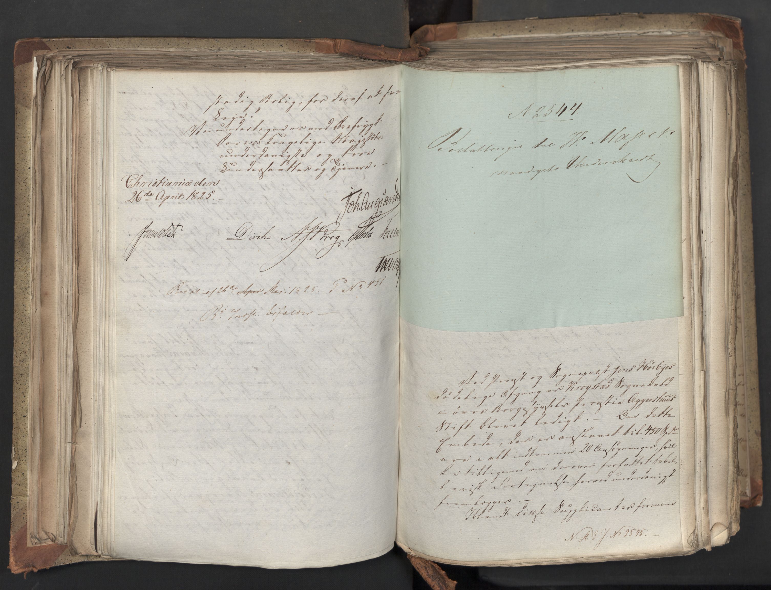 Statsrådsavdelingen i Stockholm, AV/RA-S-1003/D/Da/L0042: Regjeringsinnstillinger nr. 2467-2705, 1825, p. 230