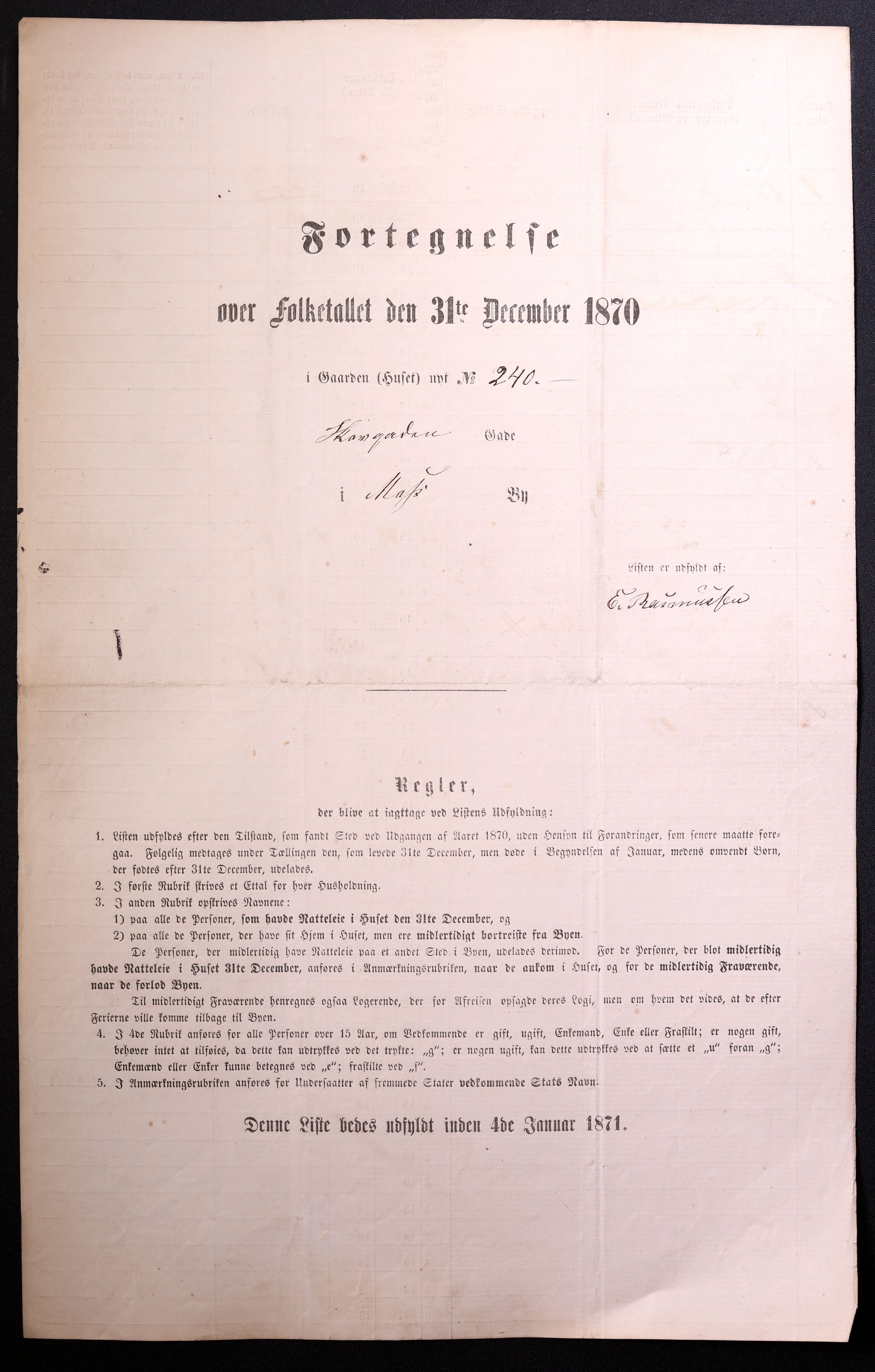 RA, 1870 census for 0104 Moss, 1870, p. 373