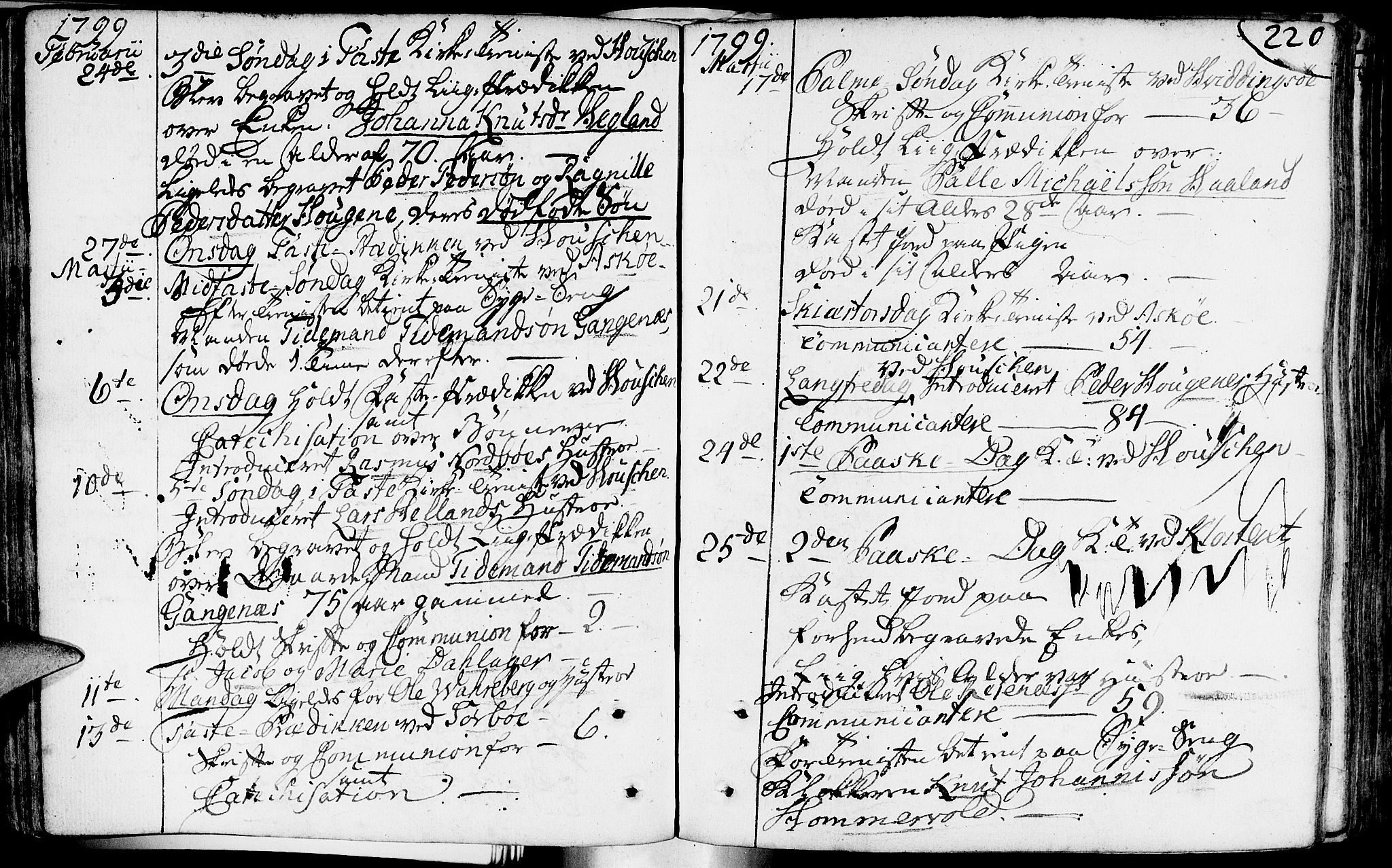 Rennesøy sokneprestkontor, AV/SAST-A -101827/H/Ha/Haa/L0003: Parish register (official) no. A 3, 1772-1815, p. 220