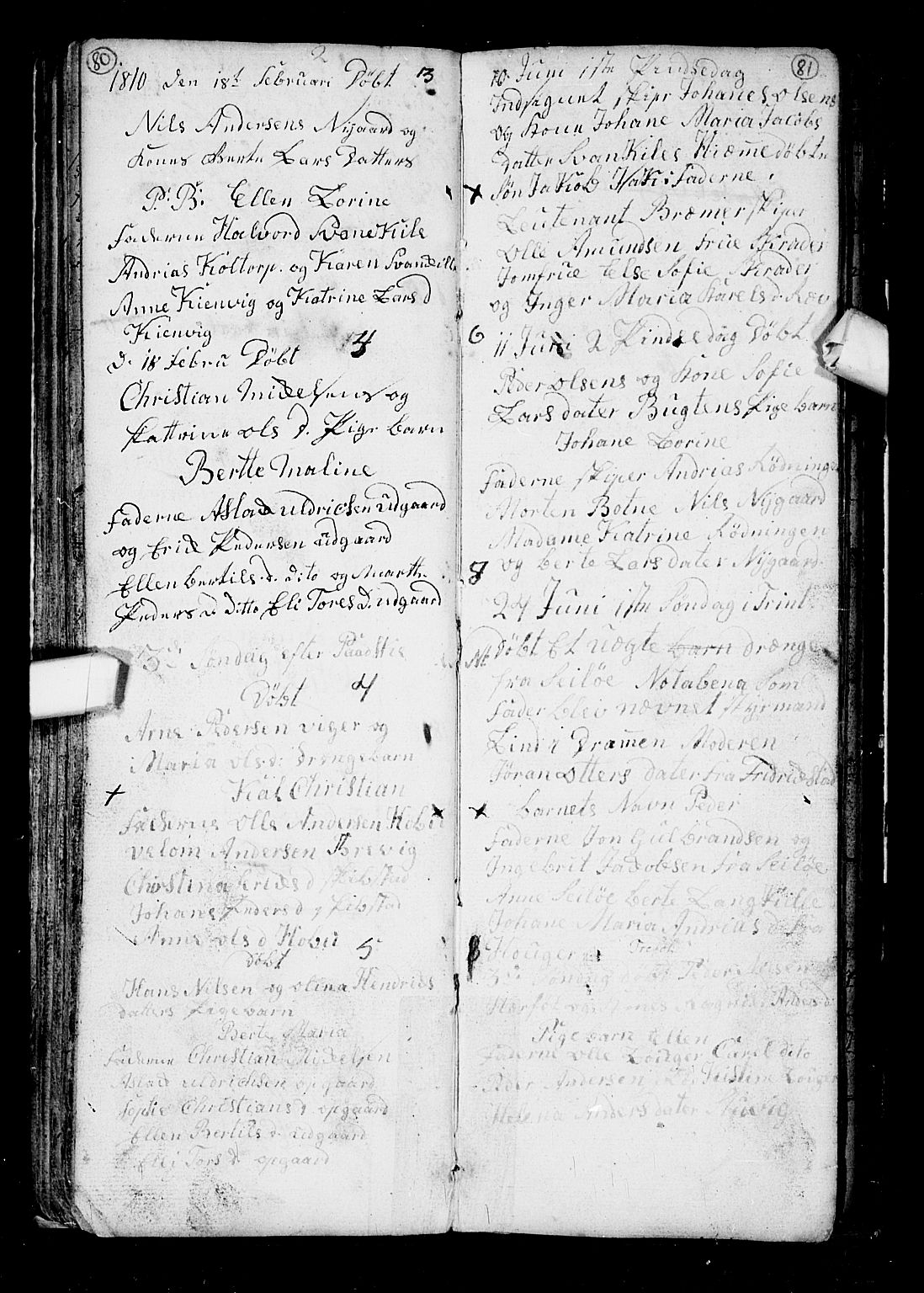 Hvaler prestekontor Kirkebøker, SAO/A-2001/F/Fa/L0002: Parish register (official) no. I 2, 1749-1816, p. 80-81