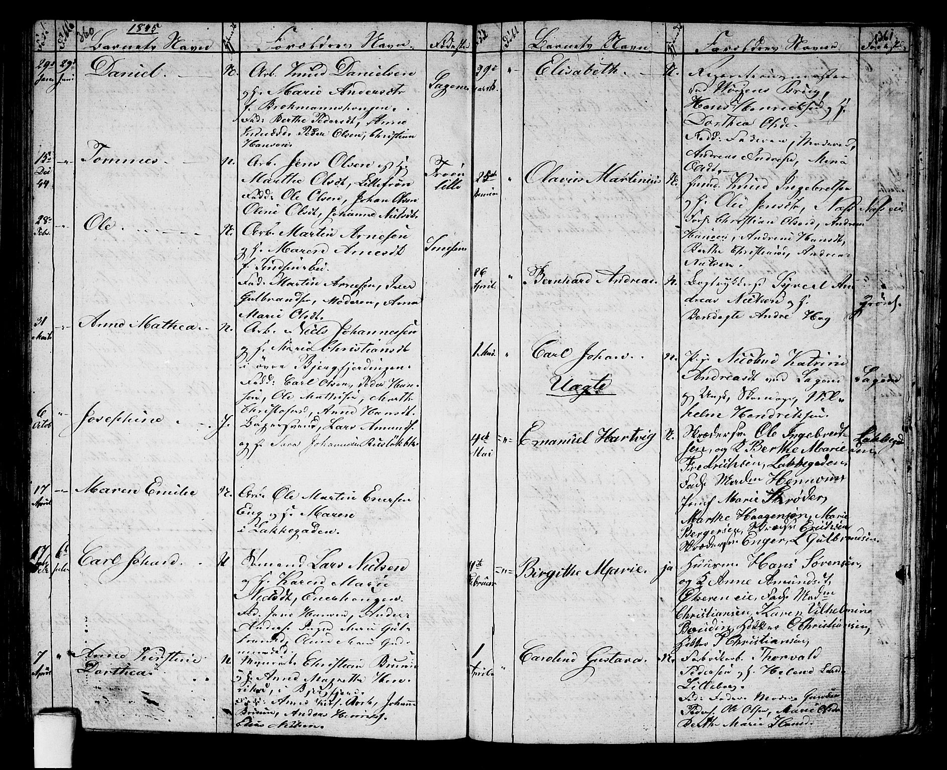 Aker prestekontor kirkebøker, SAO/A-10861/G/L0007: Parish register (copy) no. 7, 1838-1846, p. 360-361