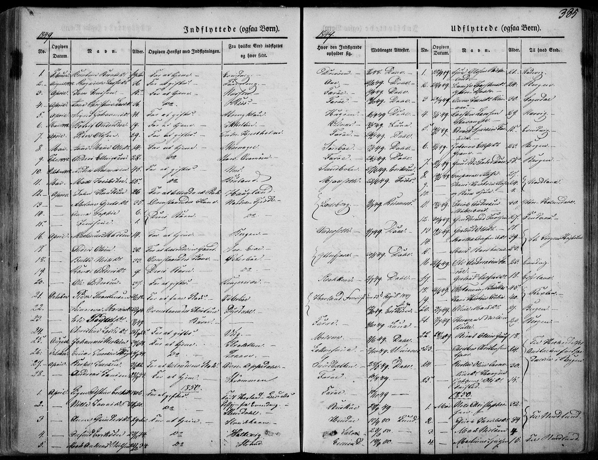 Askvoll sokneprestembete, AV/SAB-A-79501/H/Haa/Haaa/L0011/0002: Parish register (official) no. A 11 II, 1845-1878, p. 385