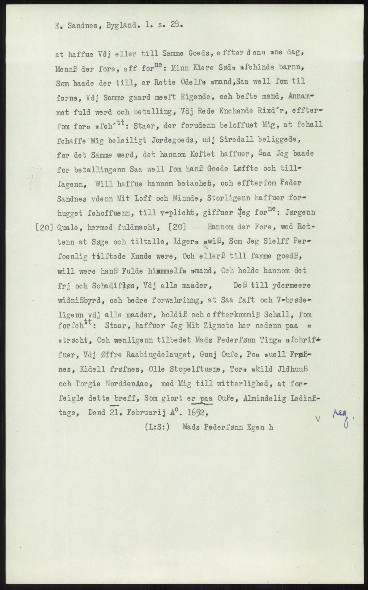 Samlinger til kildeutgivelse, Diplomavskriftsamlingen, AV/RA-EA-4053/H/Ha, p. 1864