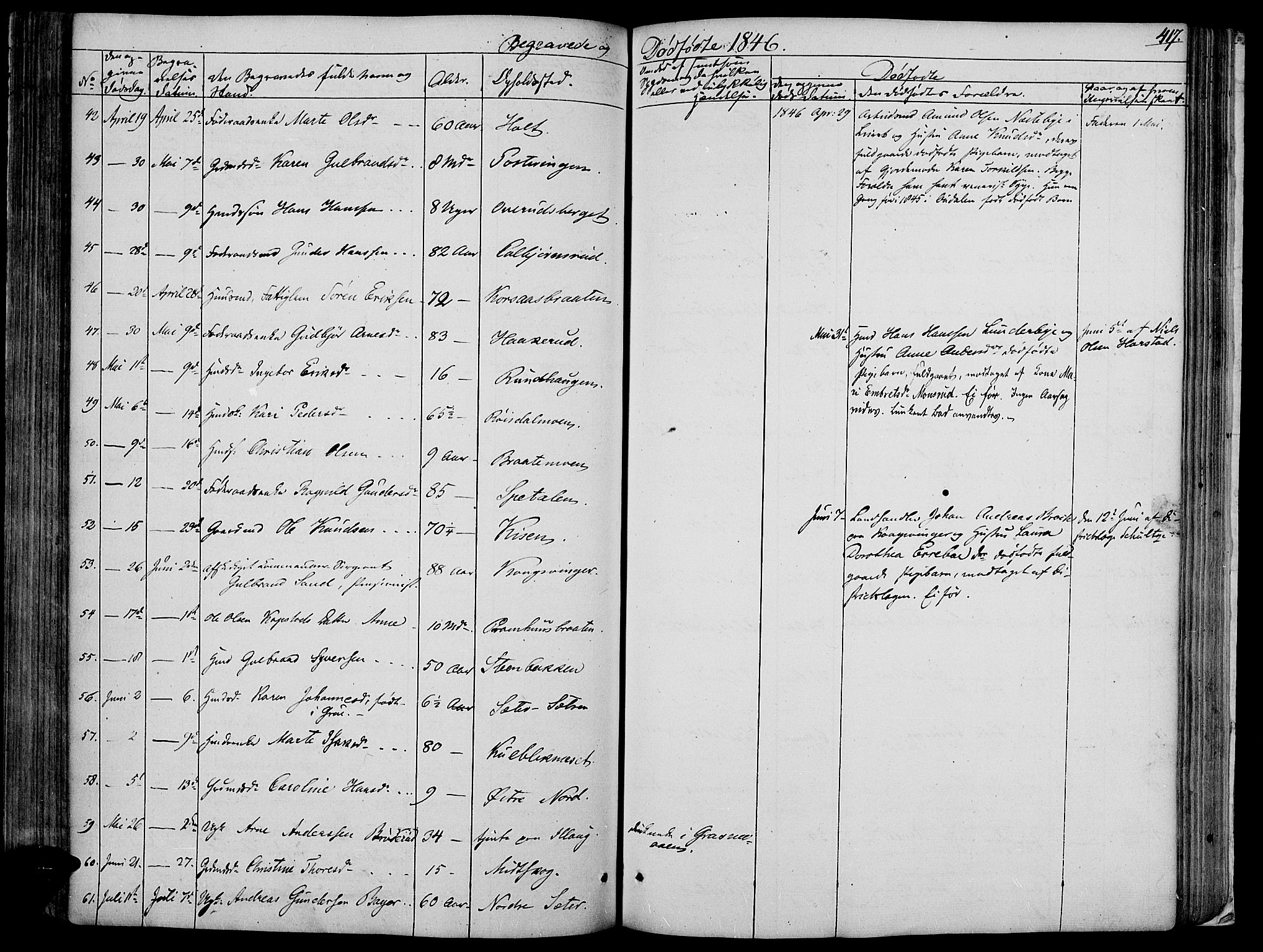 Vinger prestekontor, AV/SAH-PREST-024/H/Ha/Haa/L0008: Parish register (official) no. 8, 1839-1847, p. 417