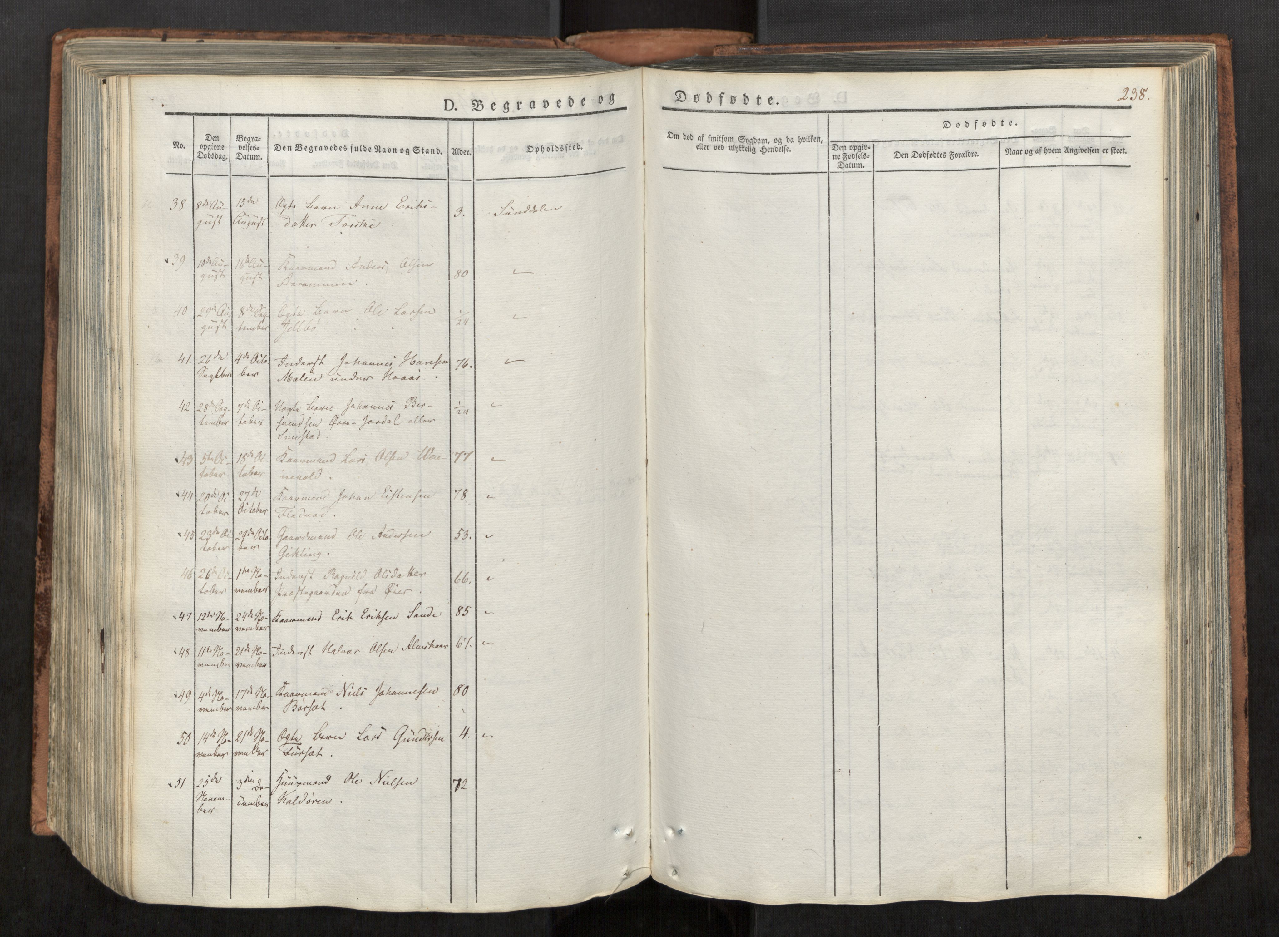 Ministerialprotokoller, klokkerbøker og fødselsregistre - Møre og Romsdal, AV/SAT-A-1454/590/L1012: Parish register (official) no. 590A04, 1832-1846, p. 238