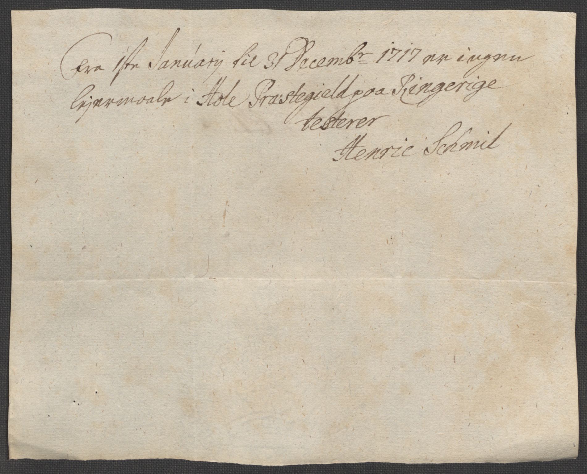 Rentekammeret inntil 1814, Reviderte regnskaper, Fogderegnskap, RA/EA-4092/R23/L1475: Fogderegnskap Ringerike og Hallingdal, 1717, p. 209