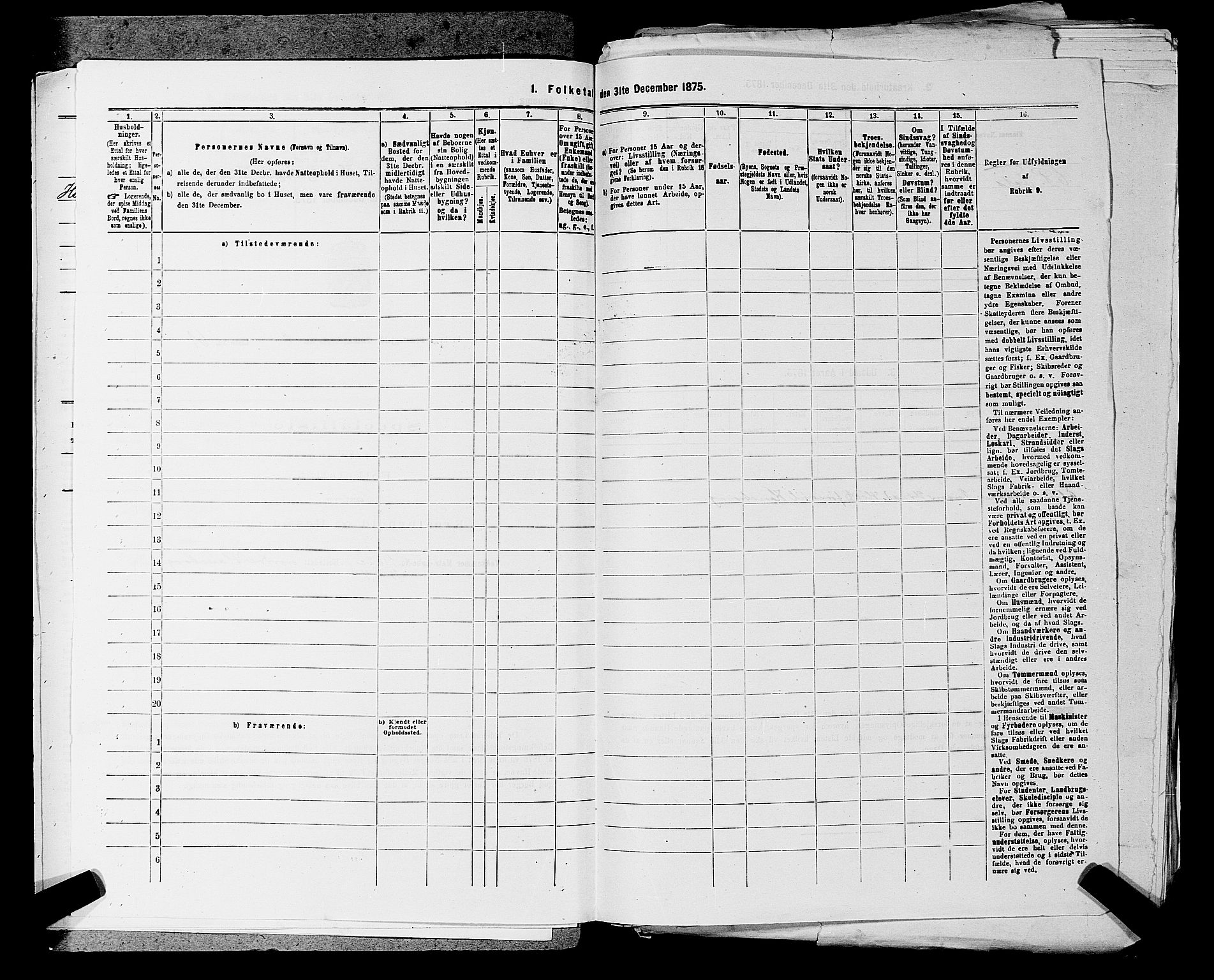 RA, 1875 census for 0224P Aurskog, 1875, p. 261