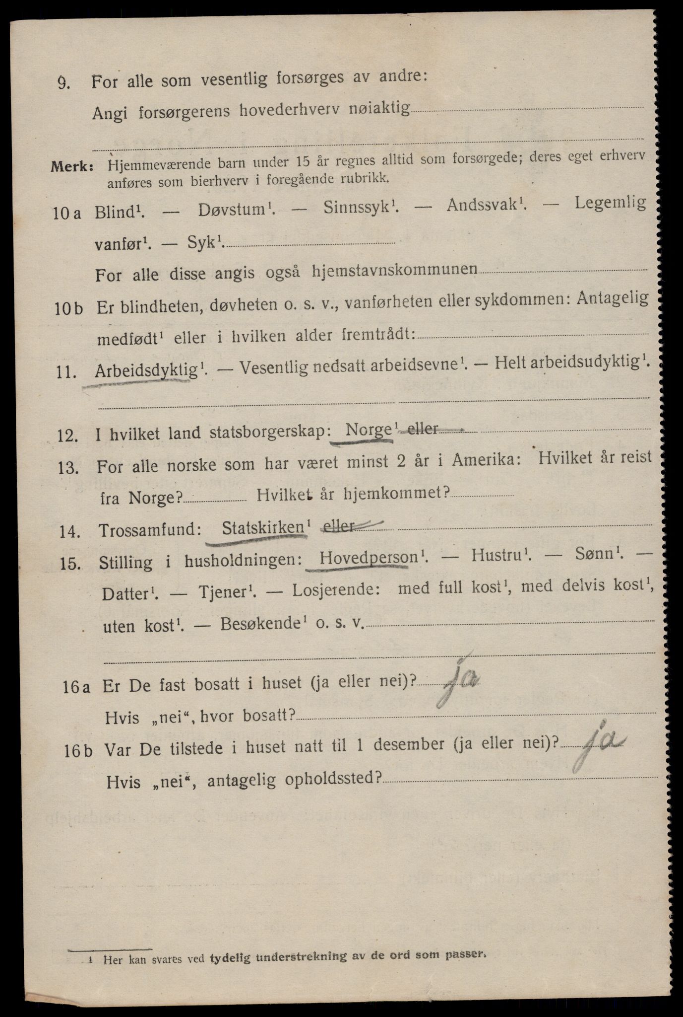 SAST, 1920 census for Egersund town, 1920, p. 2769