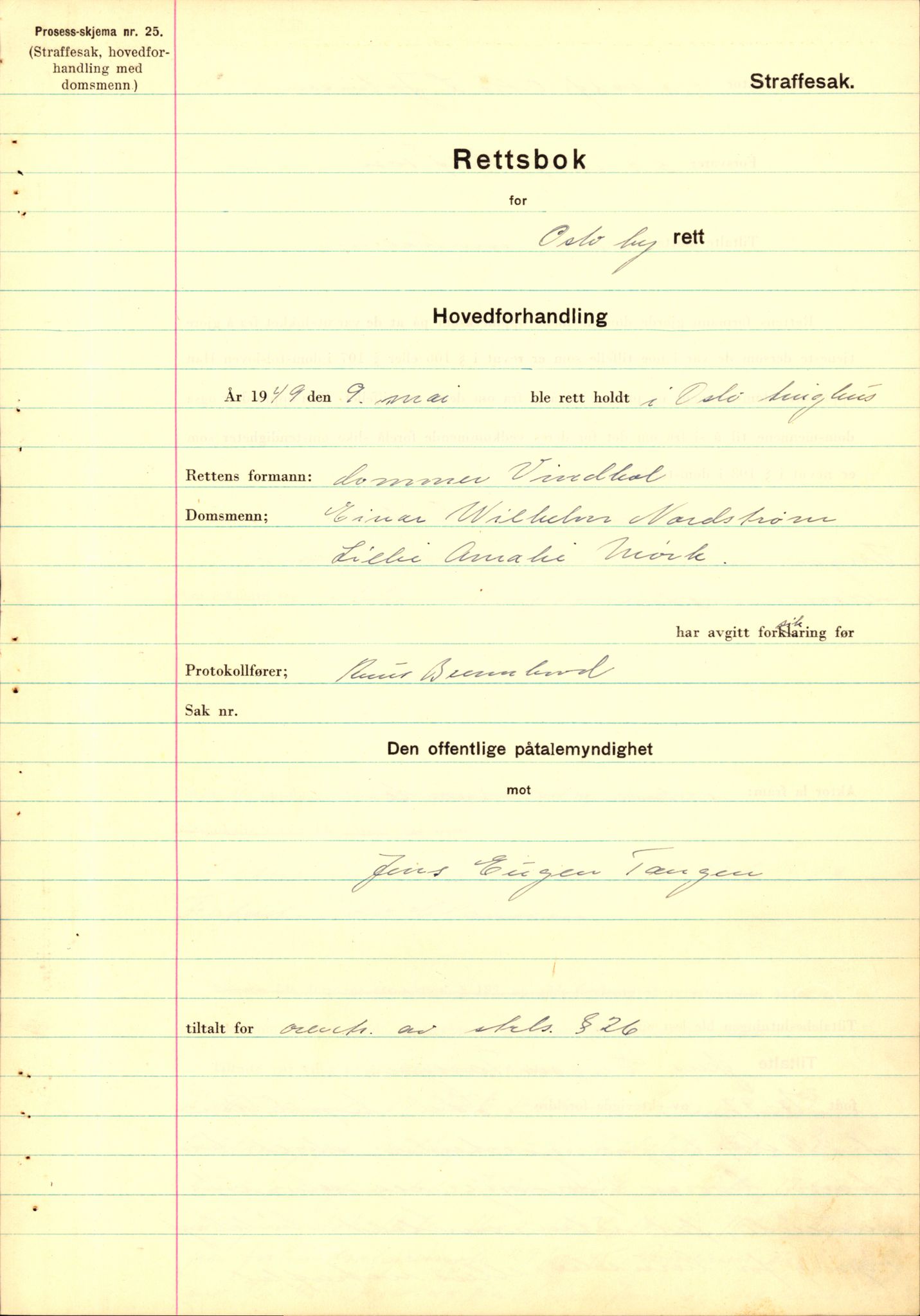 Landssvikarkivet, Oslo politikammer, AV/RA-S-3138-01/D/Da/L1026/0002: Dommer, dnr. 4168 - 4170 / Dnr. 4169, 1945-1948, p. 324