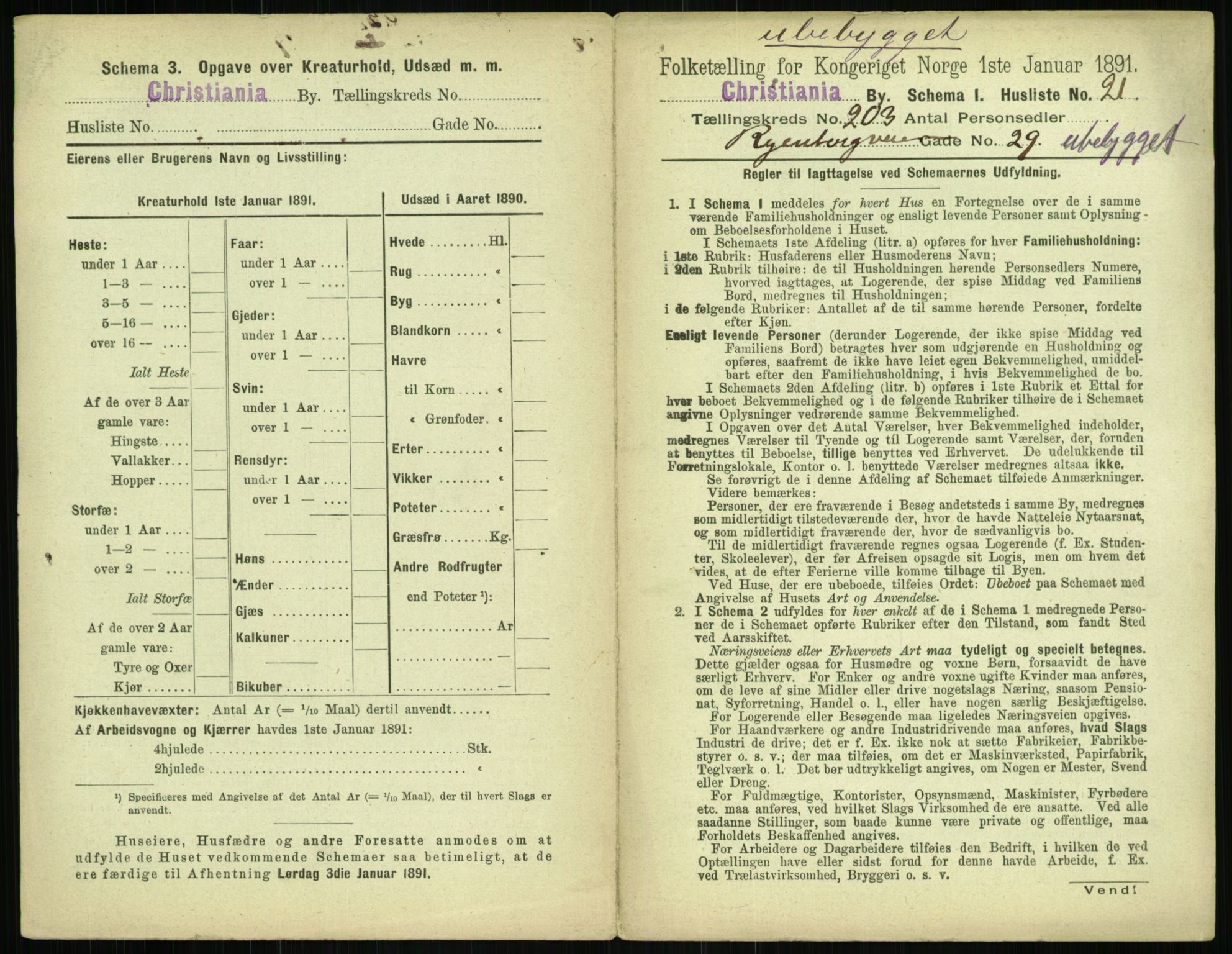 RA, 1891 census for 0301 Kristiania, 1891, p. 122086