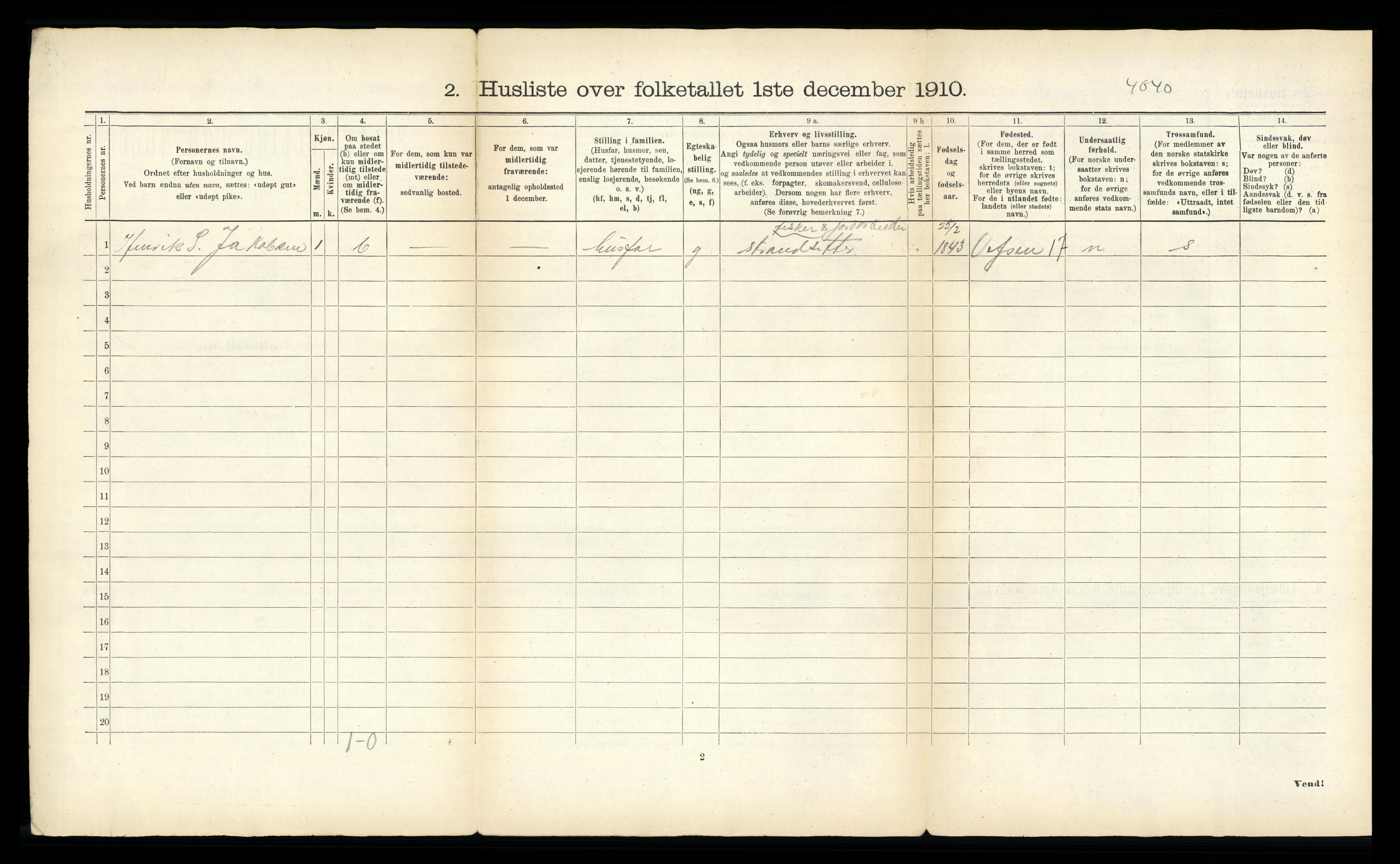 RA, 1910 census for Tromsøysund, 1910, p. 56