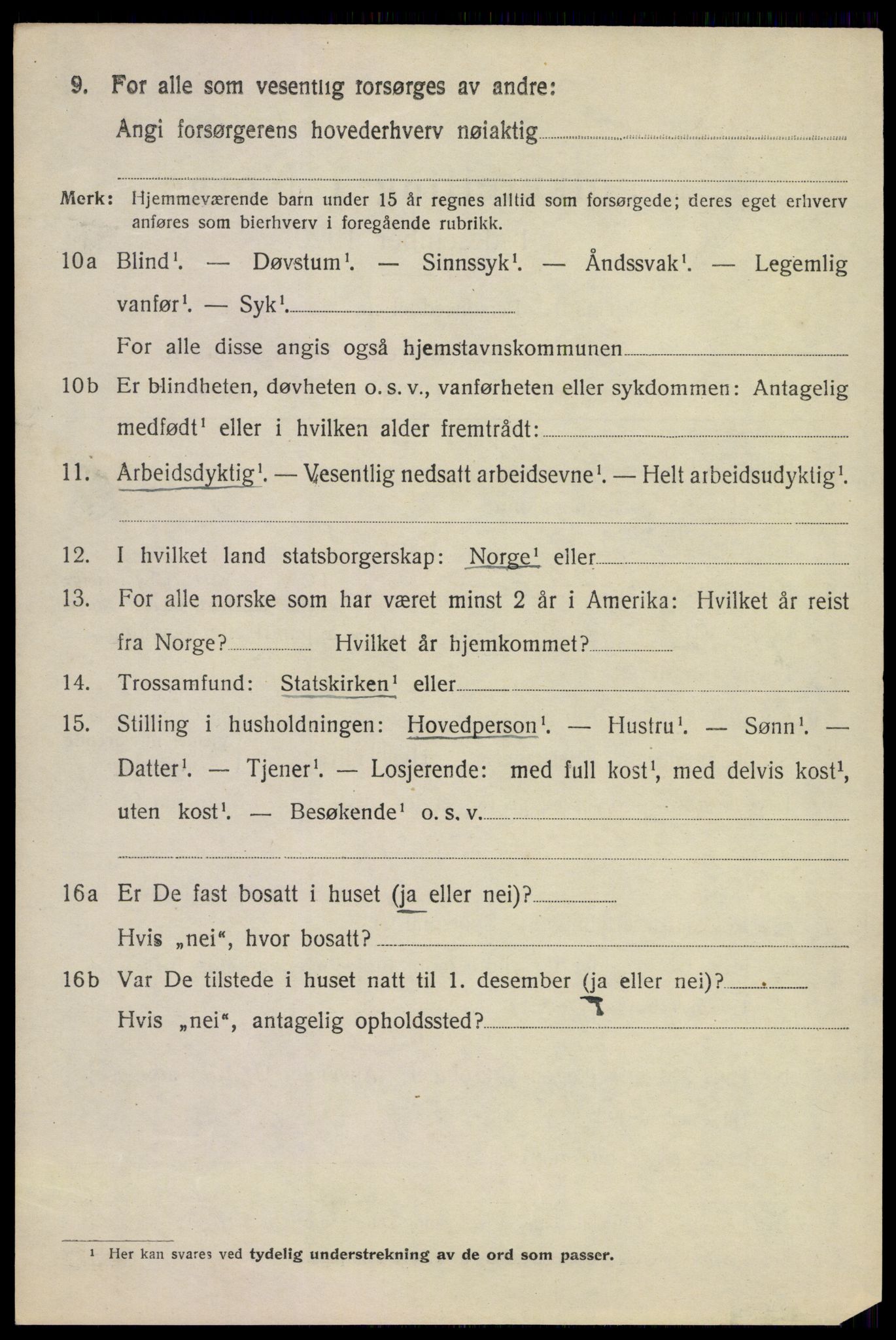 SAKO, 1920 census for Sandeherred, 1920, p. 10323