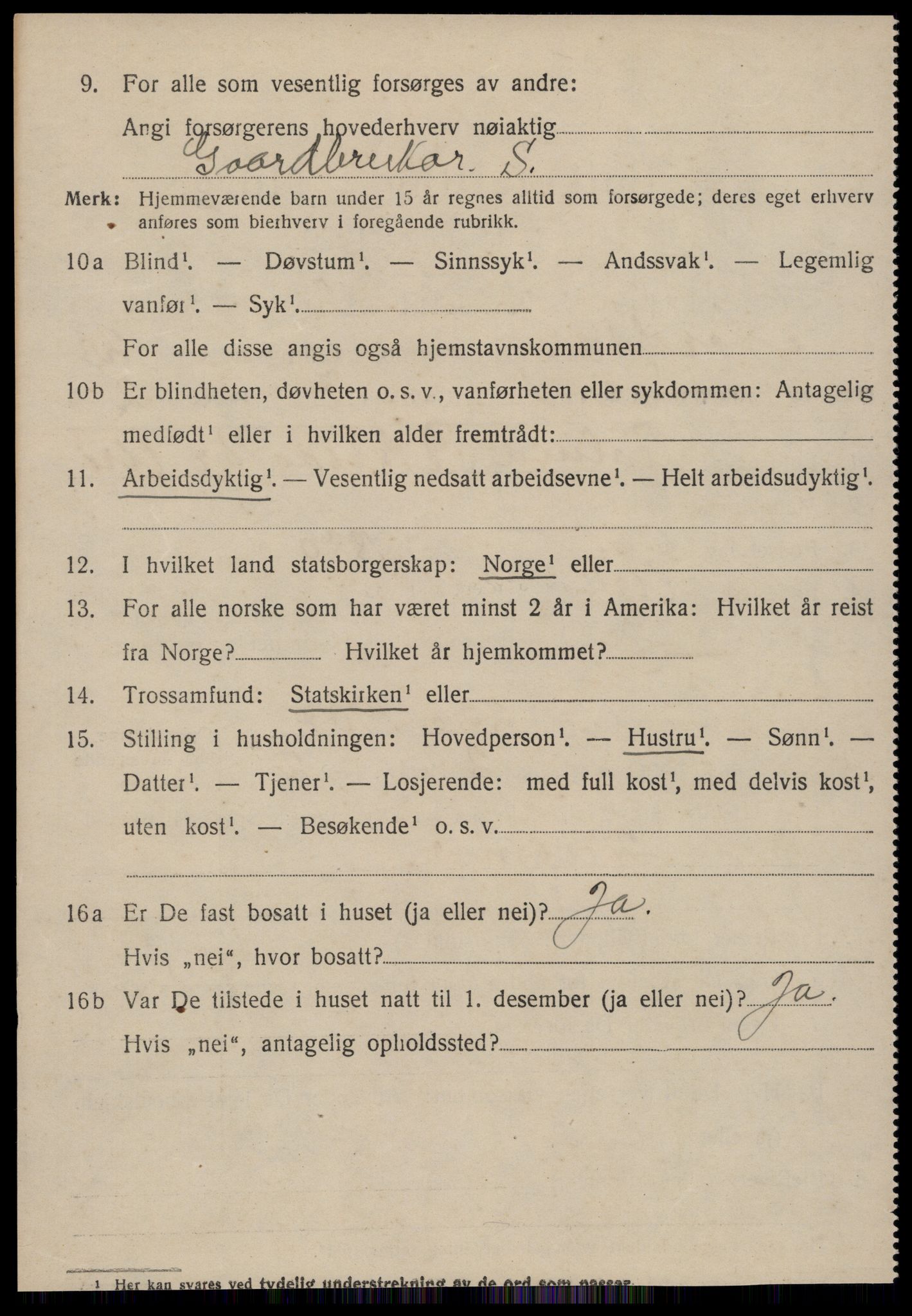 SAT, 1920 census for Norddal, 1920, p. 1442