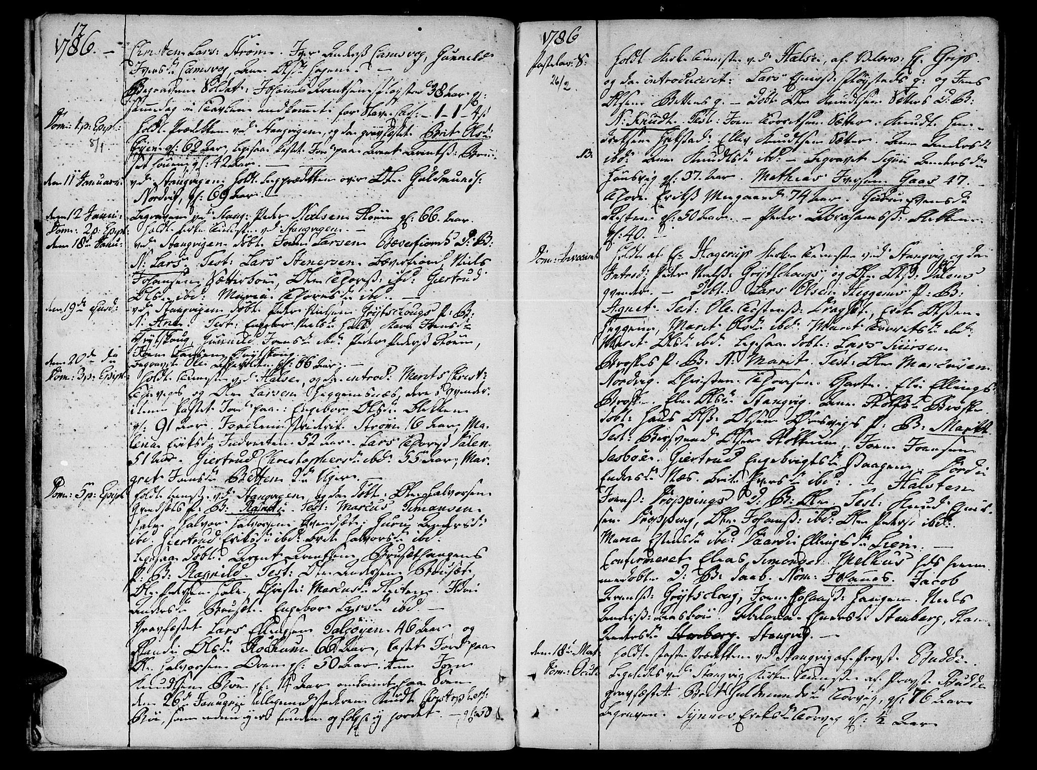 Ministerialprotokoller, klokkerbøker og fødselsregistre - Møre og Romsdal, SAT/A-1454/592/L1022: Parish register (official) no. 592A01, 1784-1819, p. 12