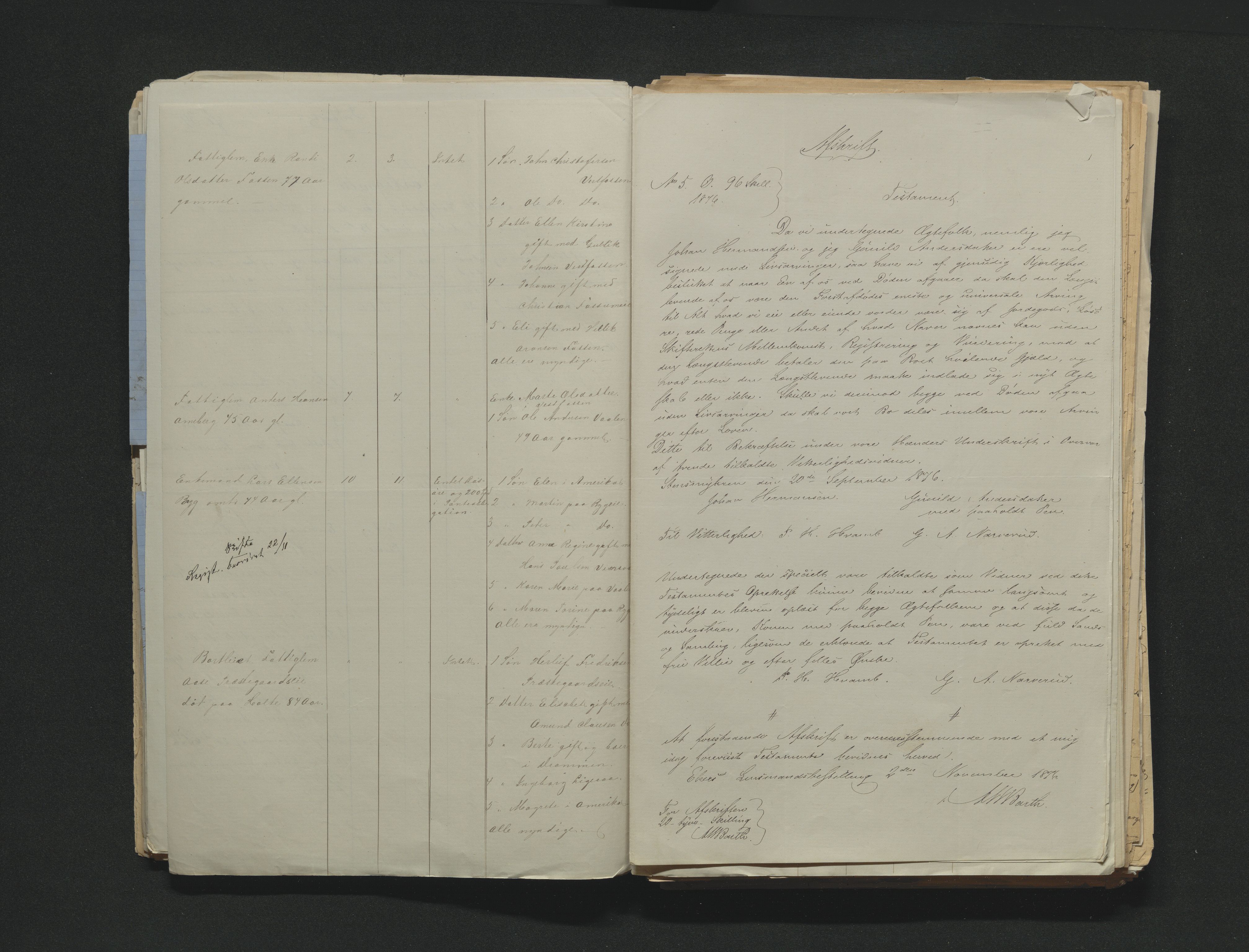 Eiker, Modum og Sigdal sorenskriveri, AV/SAKO-A-123/H/Ha/Hab/L0014: Dødsfallsmeldinger, 1874-1877, p. 399