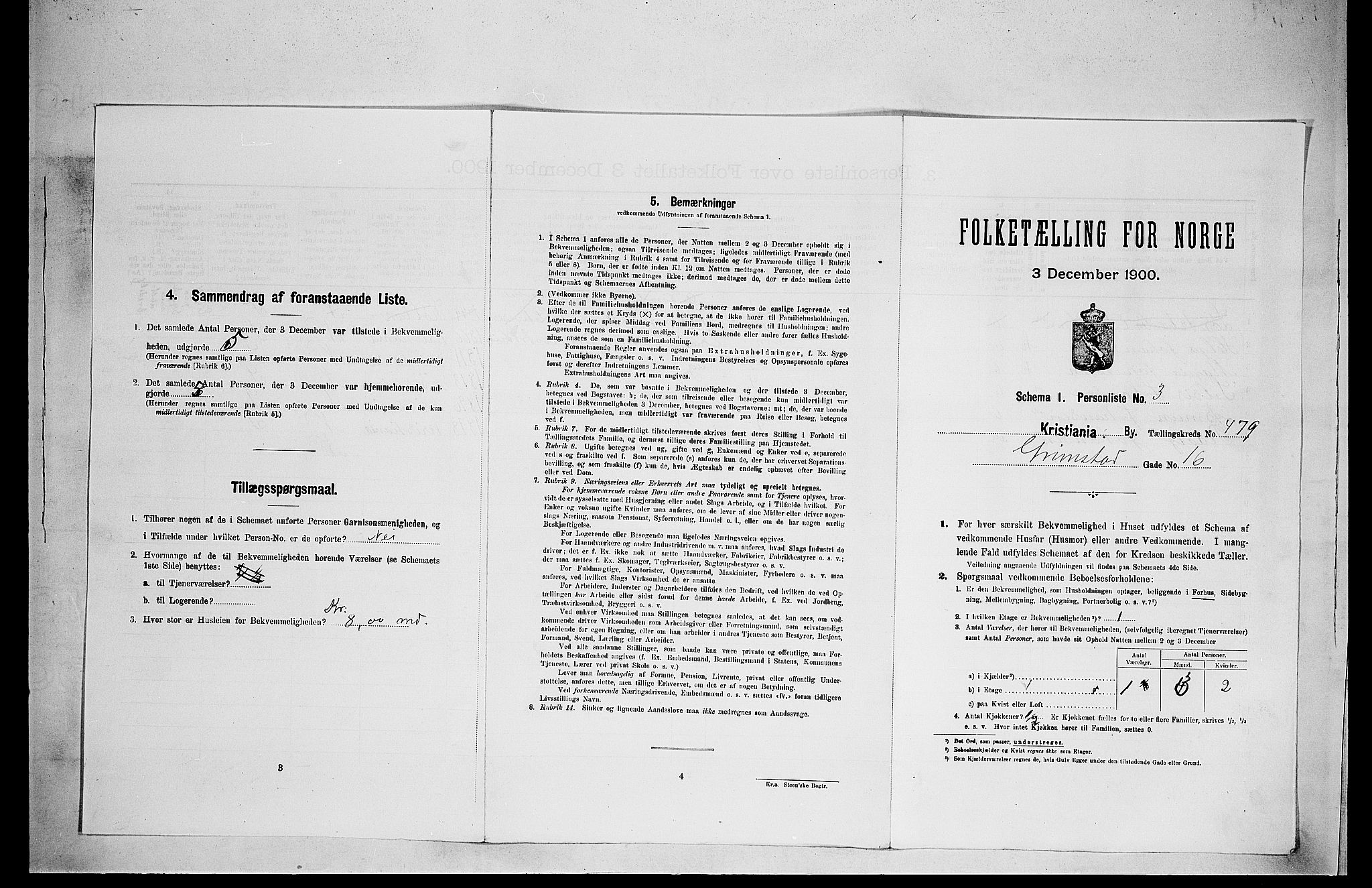 SAO, 1900 census for Kristiania, 1900, p. 28089