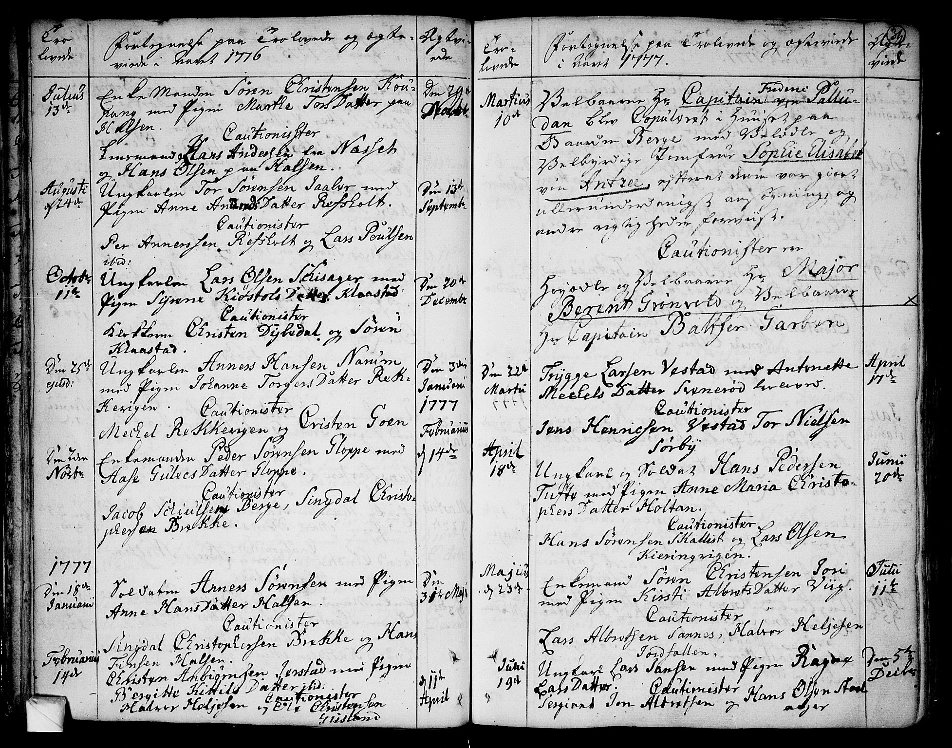 Tjølling kirkebøker, AV/SAKO-A-60/F/Fa/L0003: Parish register (official) no. 3, 1735-1778, p. 31