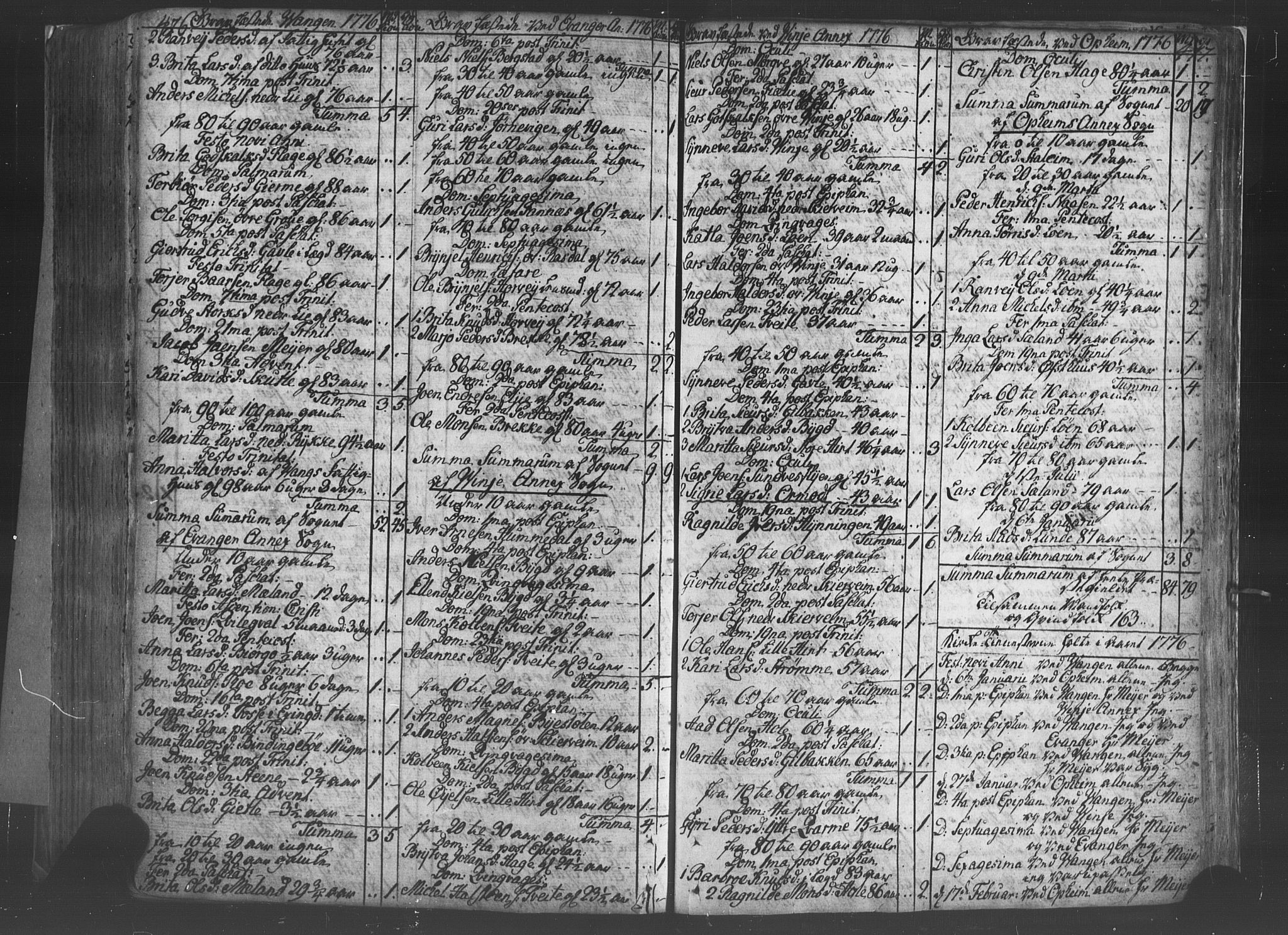 Voss sokneprestembete, AV/SAB-A-79001/H/Haa: Parish register (official) no. A 8, 1752-1780, p. 476-477