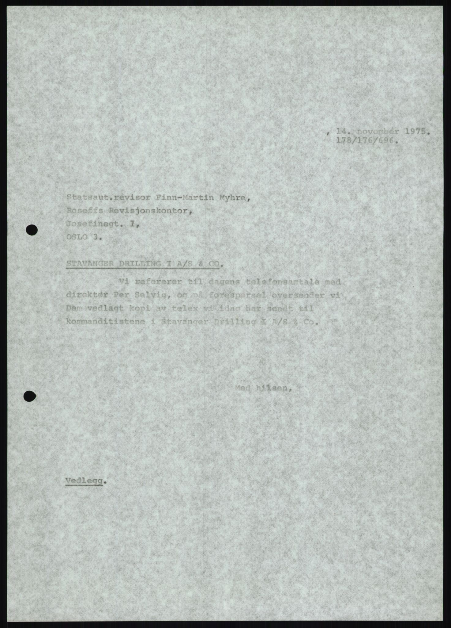 Pa 1503 - Stavanger Drilling AS, AV/SAST-A-101906/D/L0006: Korrespondanse og saksdokumenter, 1974-1984, p. 1069