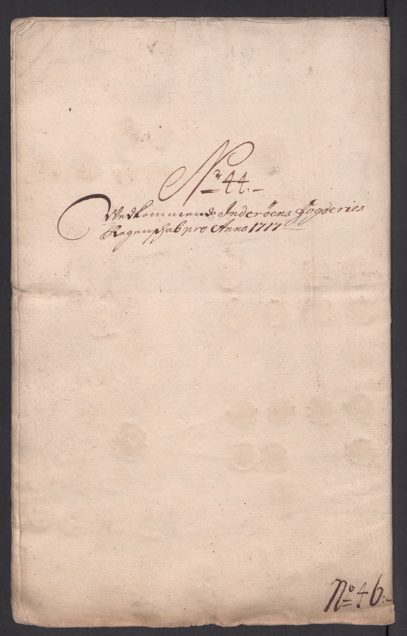 Rentekammeret inntil 1814, Reviderte regnskaper, Fogderegnskap, AV/RA-EA-4092/R63/L4325: Fogderegnskap Inderøy, 1717, p. 333