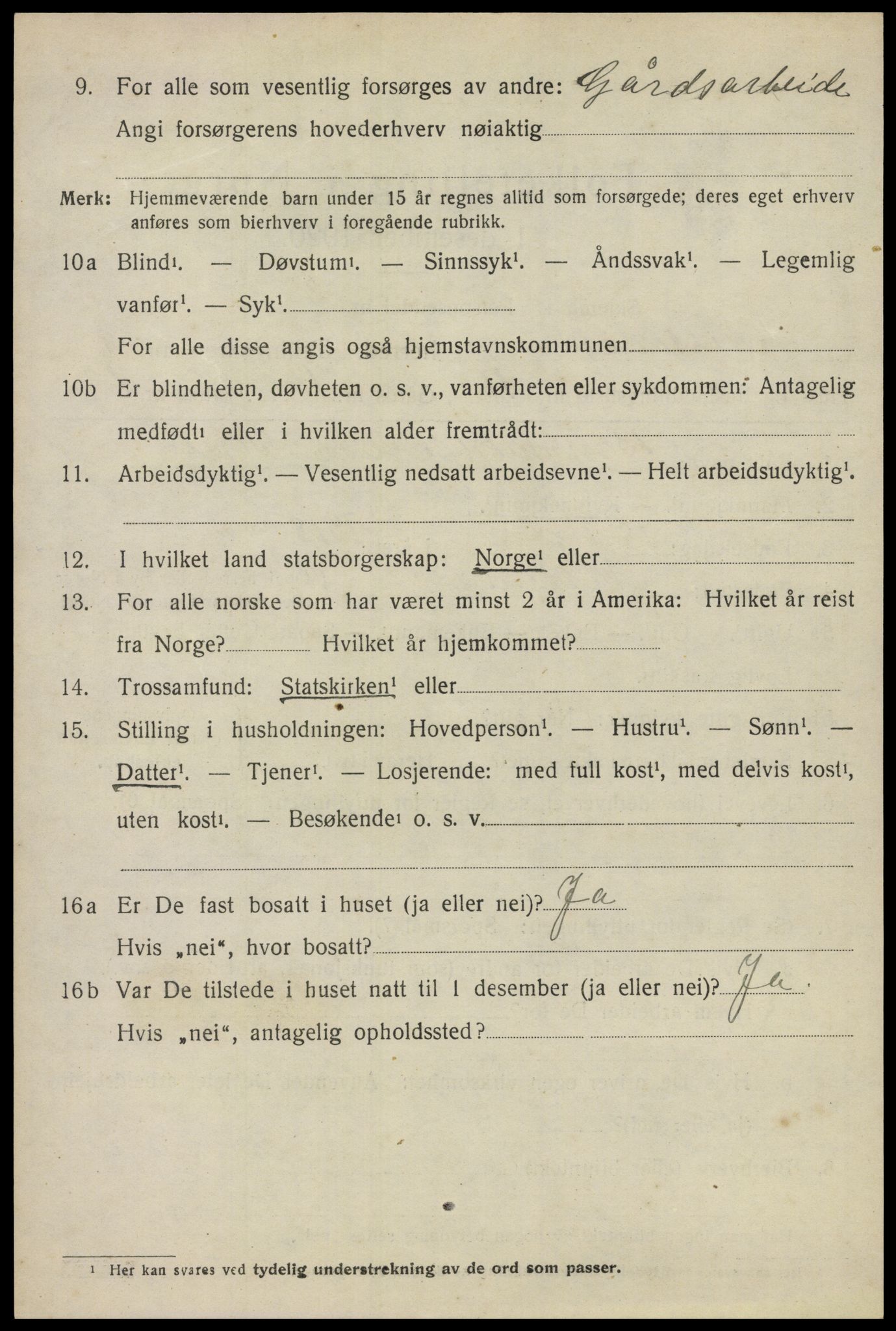 SAO, 1920 census for Nittedal, 1920, p. 2871